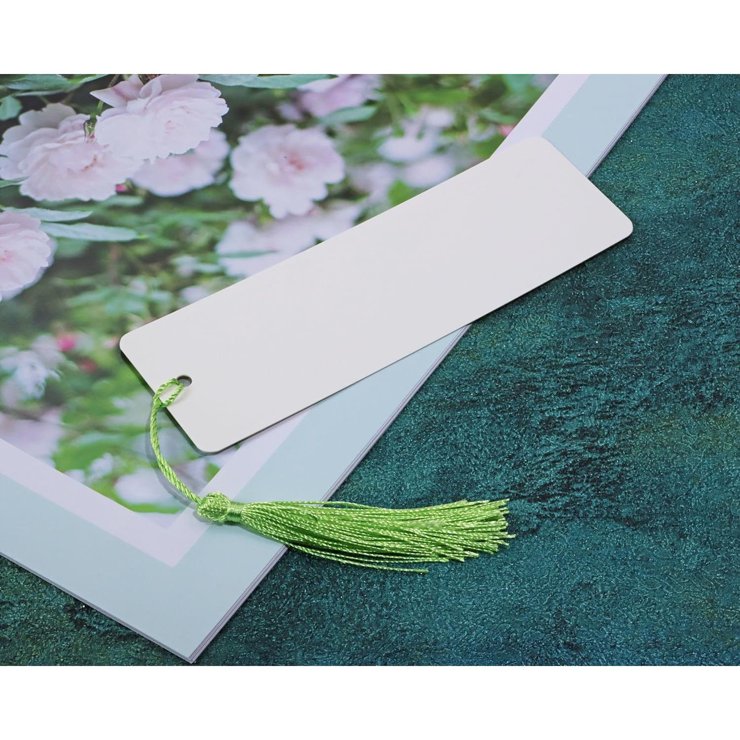 Marcas de Página de Papel Kraft PPhtony 25 Pcs DIY Blancas