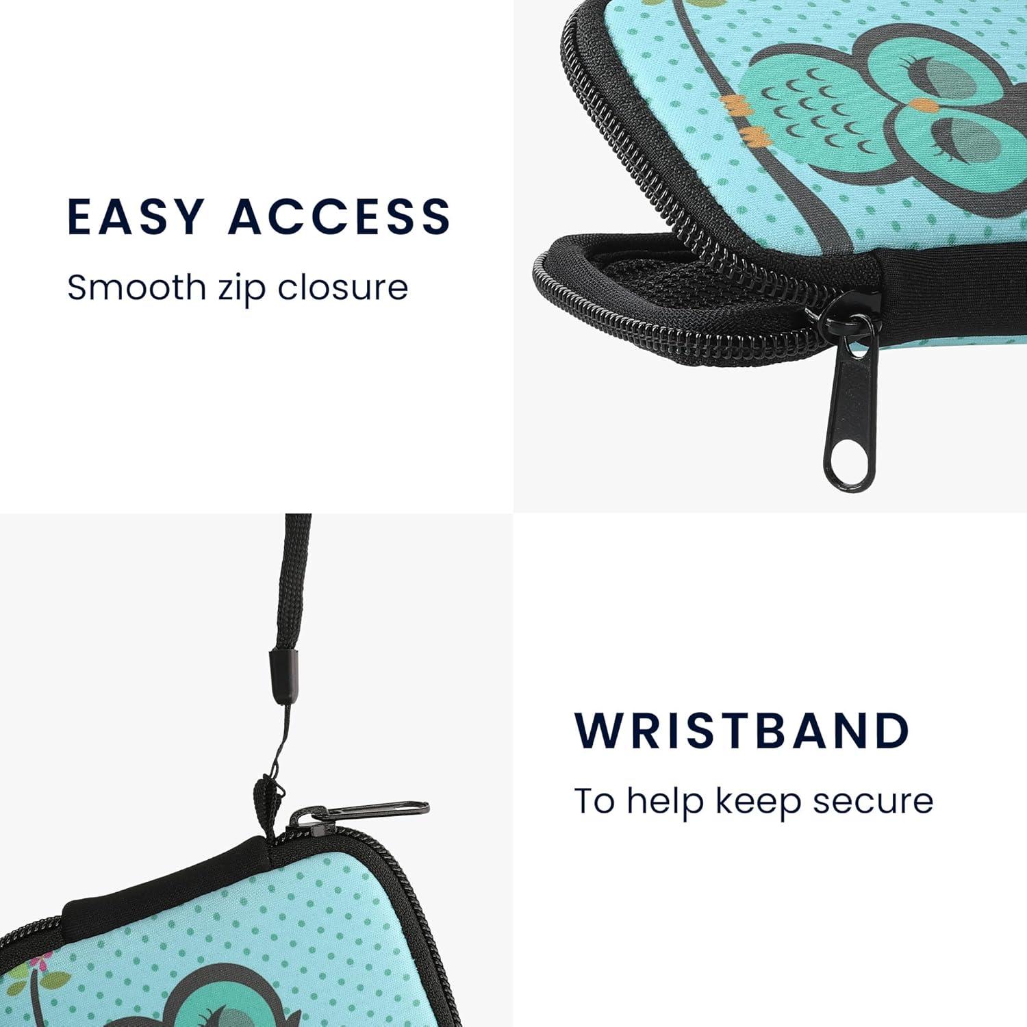 Funda de Neopreno kwmobile para Auriculares In-Ear - Cierre