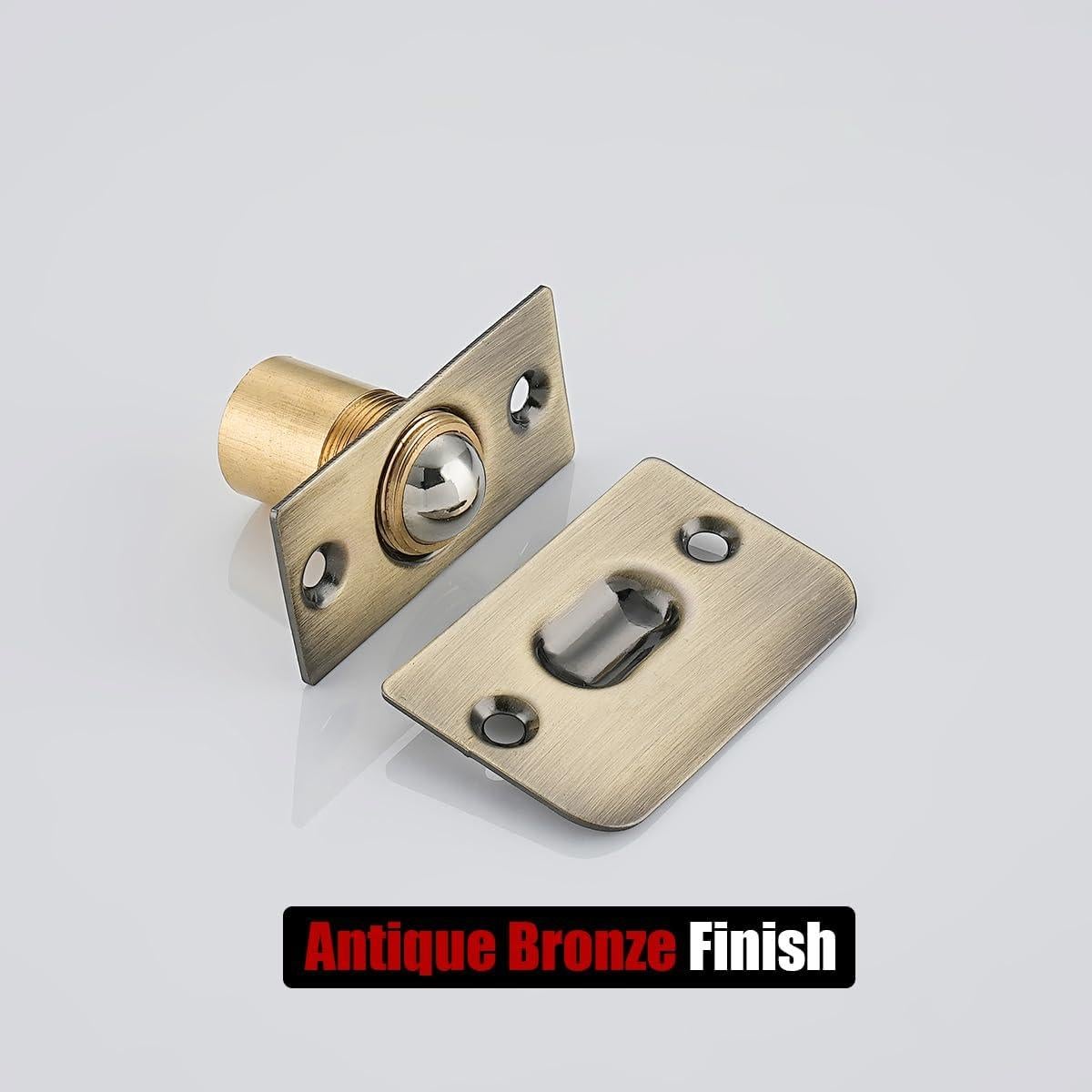 Captura de Puerta de Closet JQK Acero Inoxidable Bronce Antiguo 2 Pzas