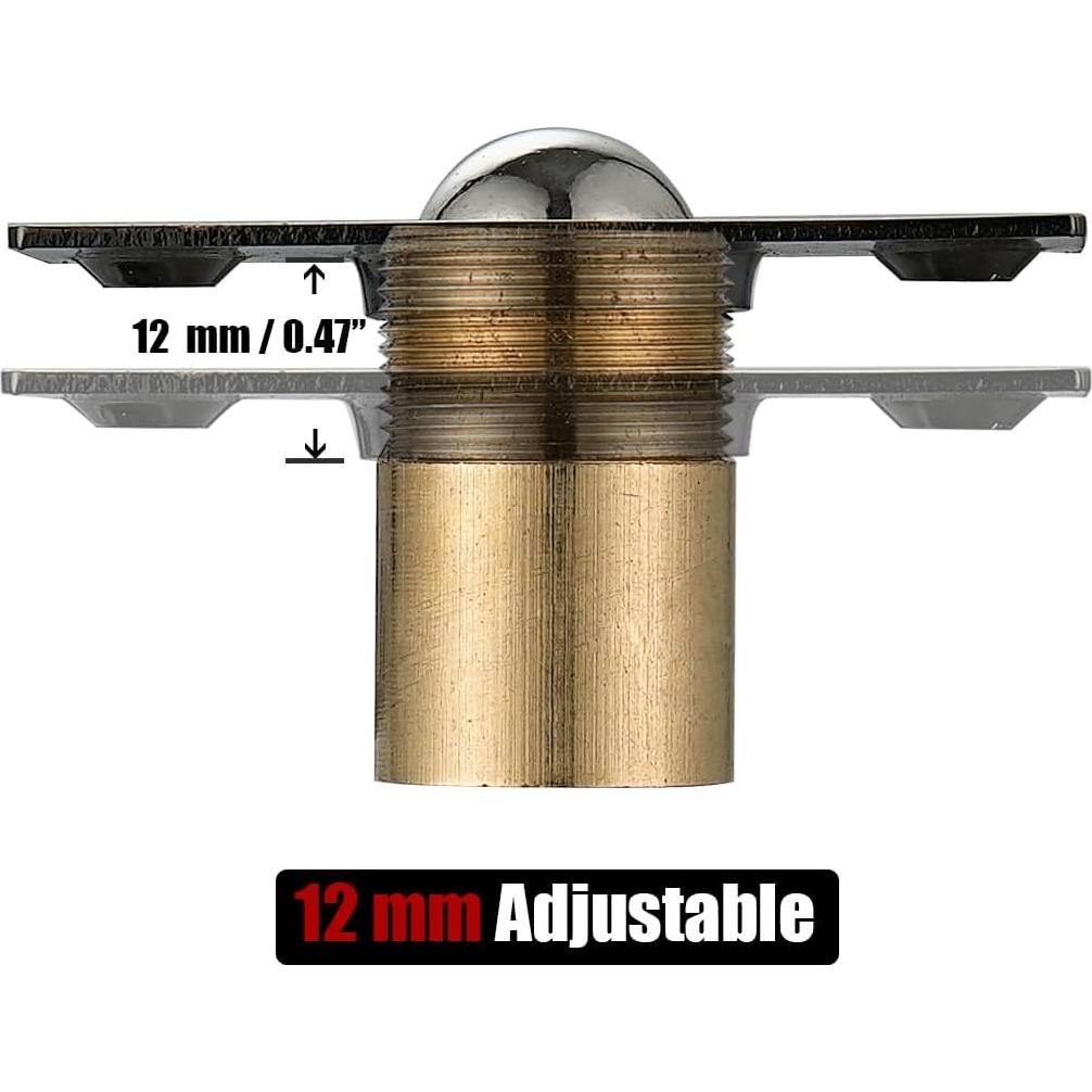 Captura de Puerta de Closet JQK Acero Inoxidable Bronce Antiguo 2 Pzas