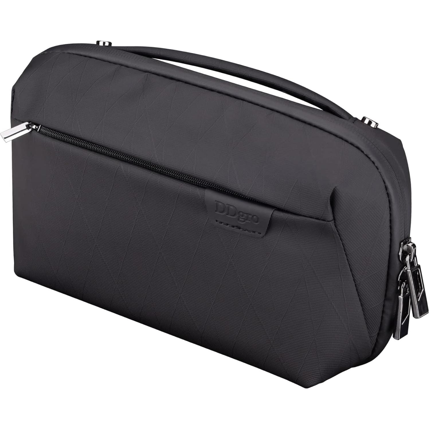 Organizador de Cables DDgro Bolsa de Viaje Negro 24.9x8.9x14.7cm
