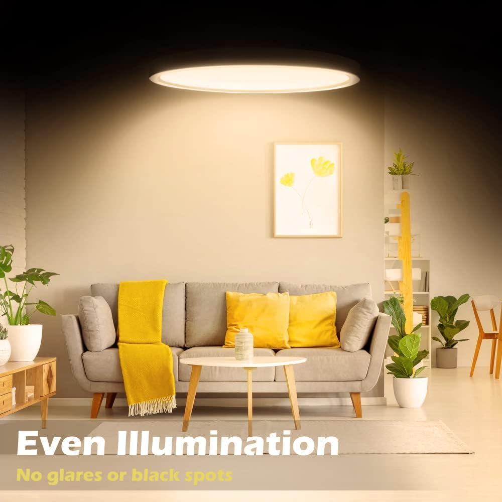 Luz de Techo LED Empotrada Jiasi 22.6 cm 18W 2800K Blanco Cálido