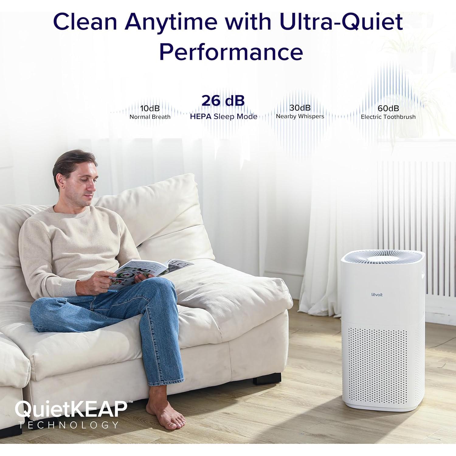 Purificador de aire LEVOIT Core 600S 294 m² WiFi HEPA