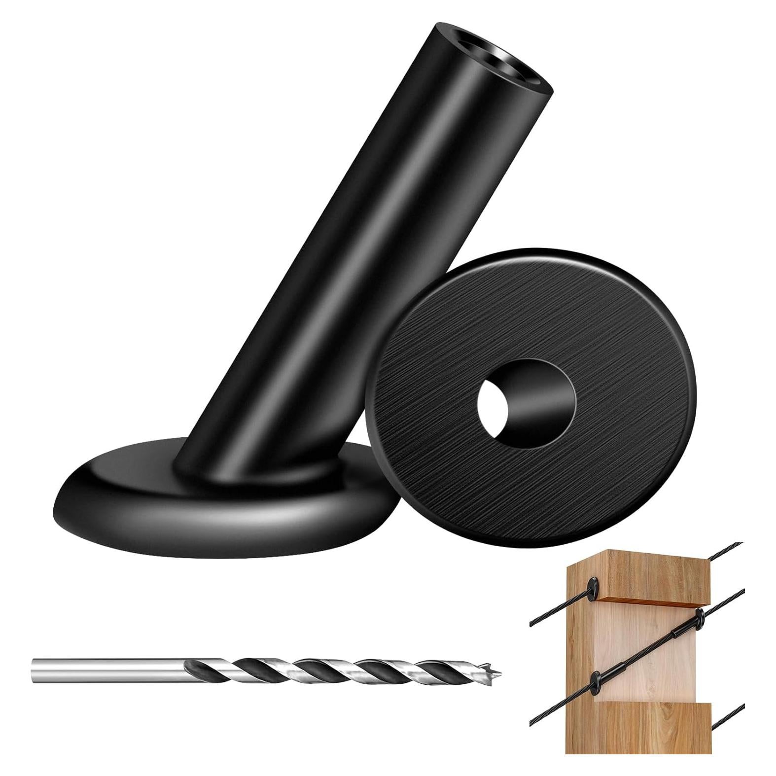 Mangas Protectoras de 30 Grados Steel DN Mate para Poste de Madera