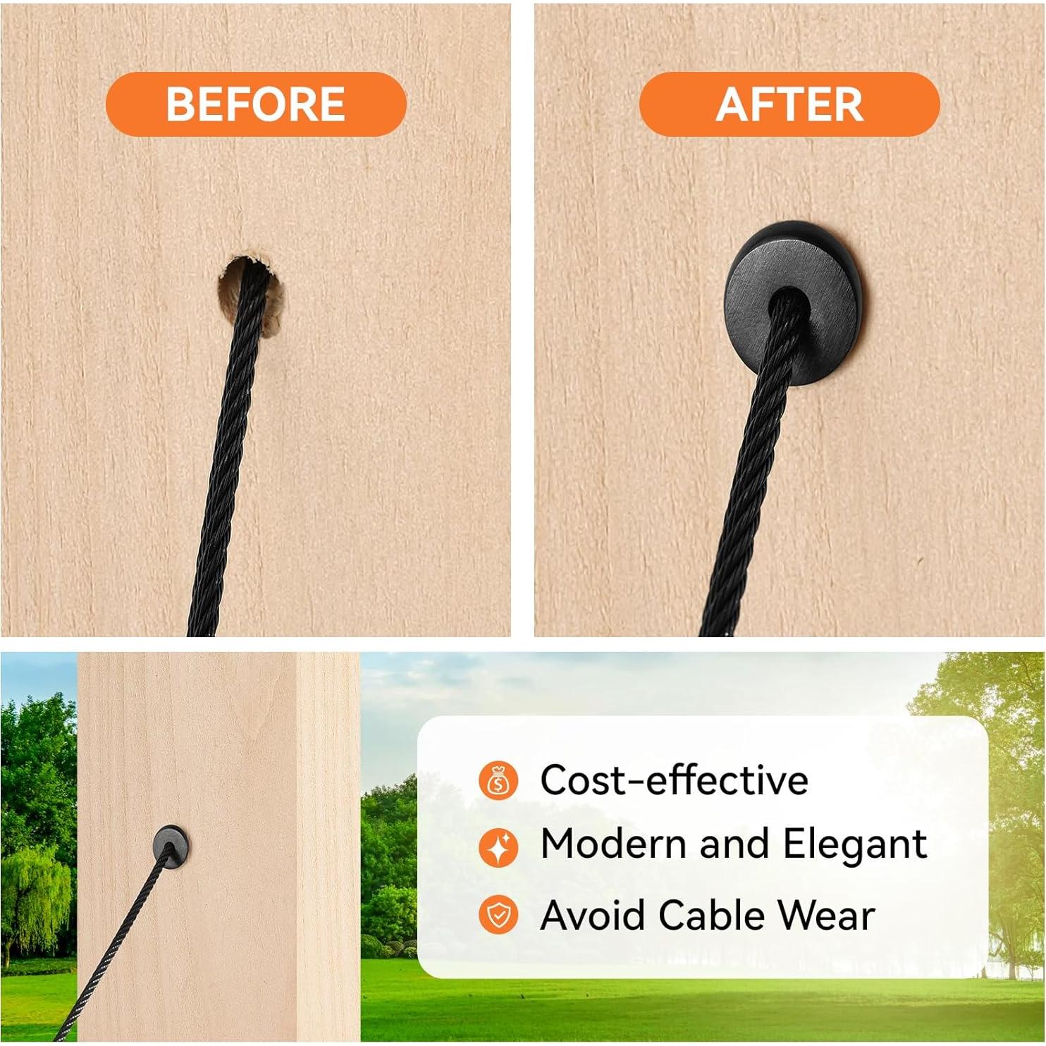 Mangas Protectoras de 30 Grados Steel DN Mate para Poste de Madera