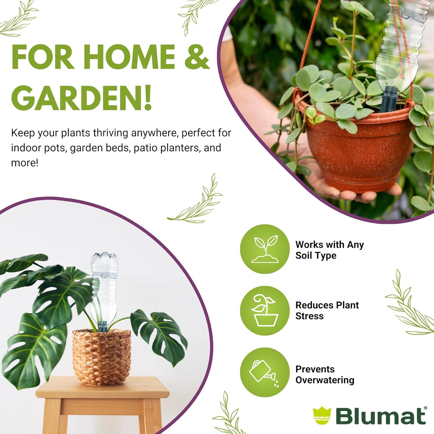 Kit de Riego Automático Blumat - Paquete de 3 Estacas para Plantas