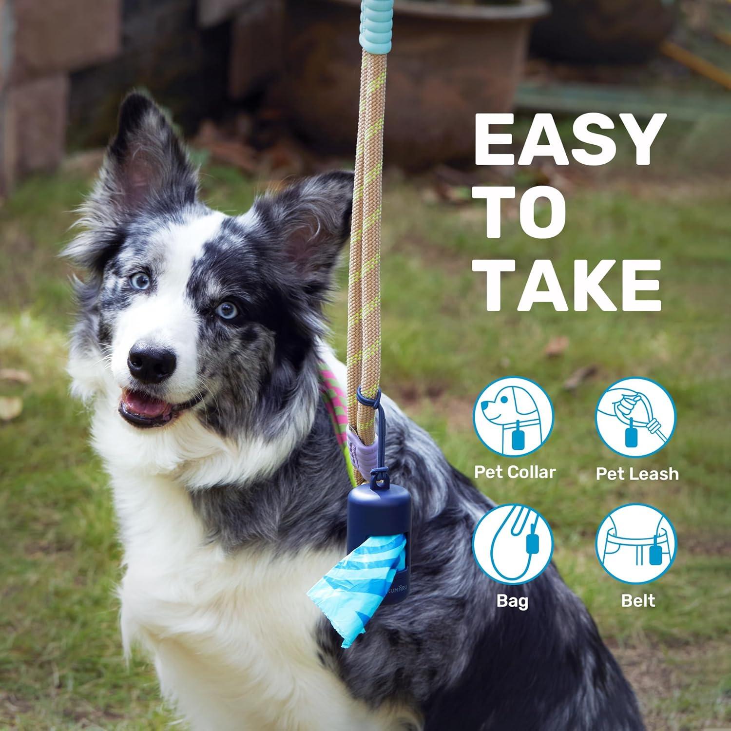 Bolsas Compostables para Perros FUKUMARU 120 Unidades Aroma Océano