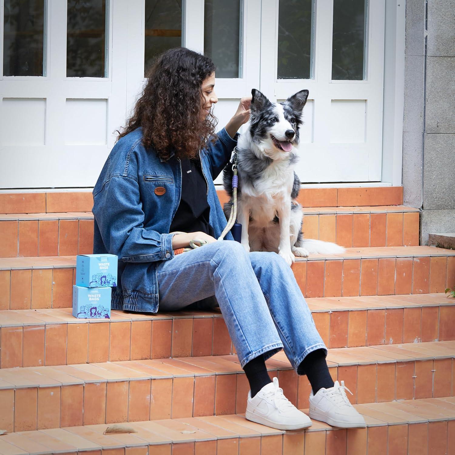 Bolsas Compostables para Perros FUKUMARU 120 Unidades Aroma Océano