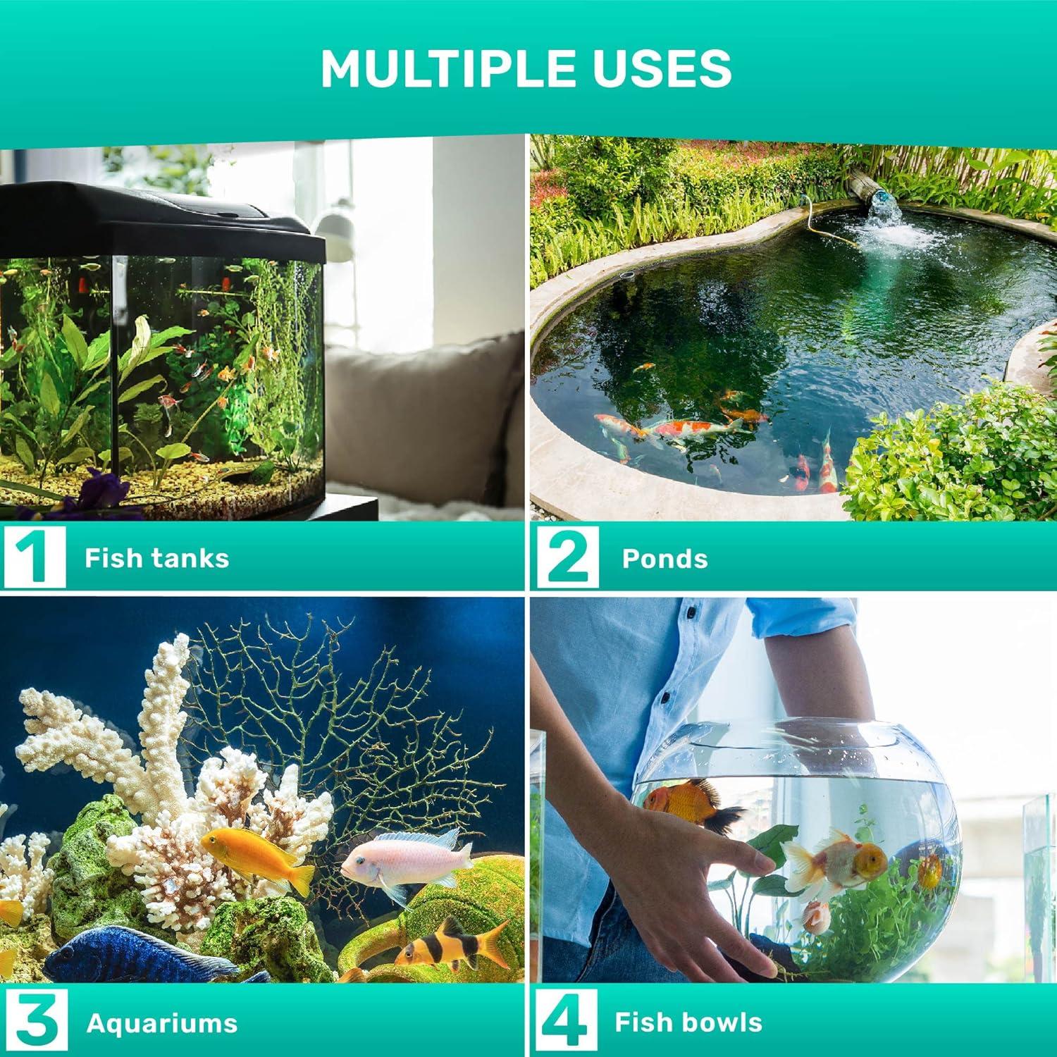 Kit de Prueba de Agua para Acuarios JNW Direct - 100 Tiras 9-en-1