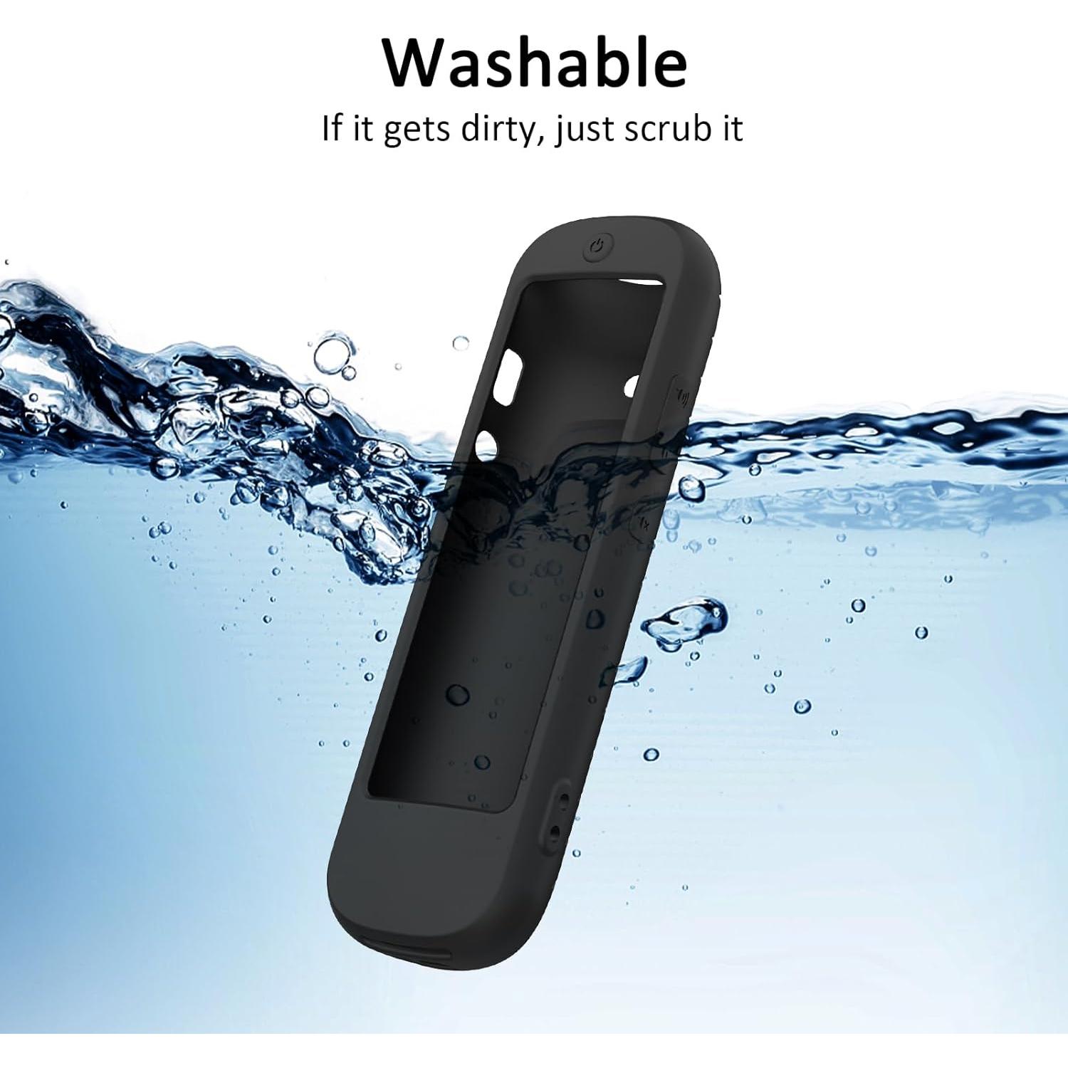 Funda de Control Remoto USTIYA para Roku TV Ultra 2022 - Silicona Negra