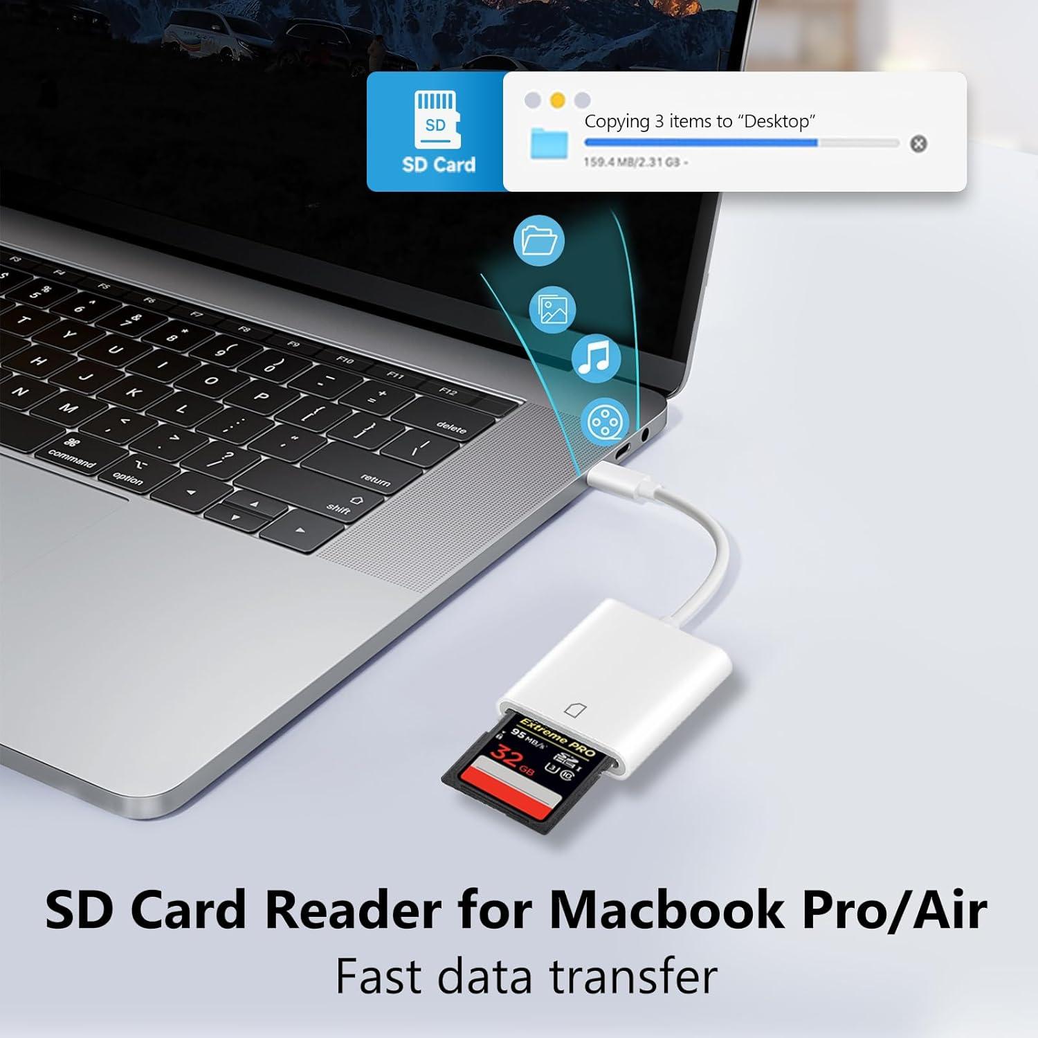 Lector de Tarjetas SD USB C Criello para iPhone 15/16 y iPad