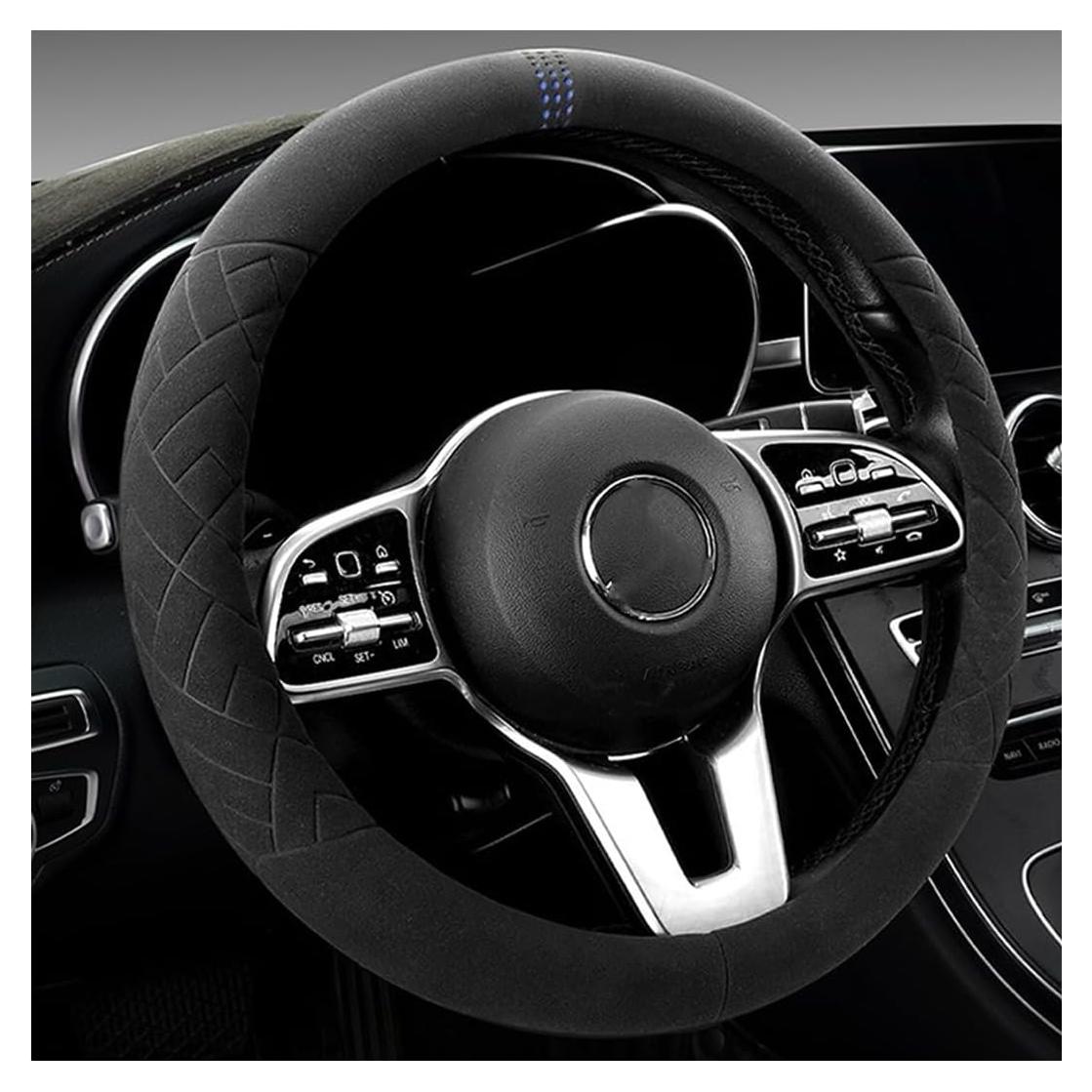 Cubierta de Volante Bittwee Suede Antideslizante 37-38 cm