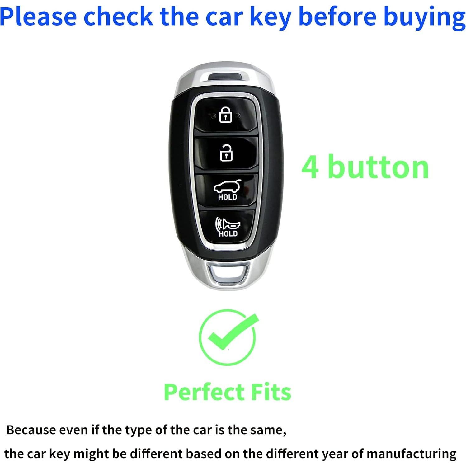 Cubierta de Llave Hyundai 2019-2022 LCXJMWKL TPU Brillante