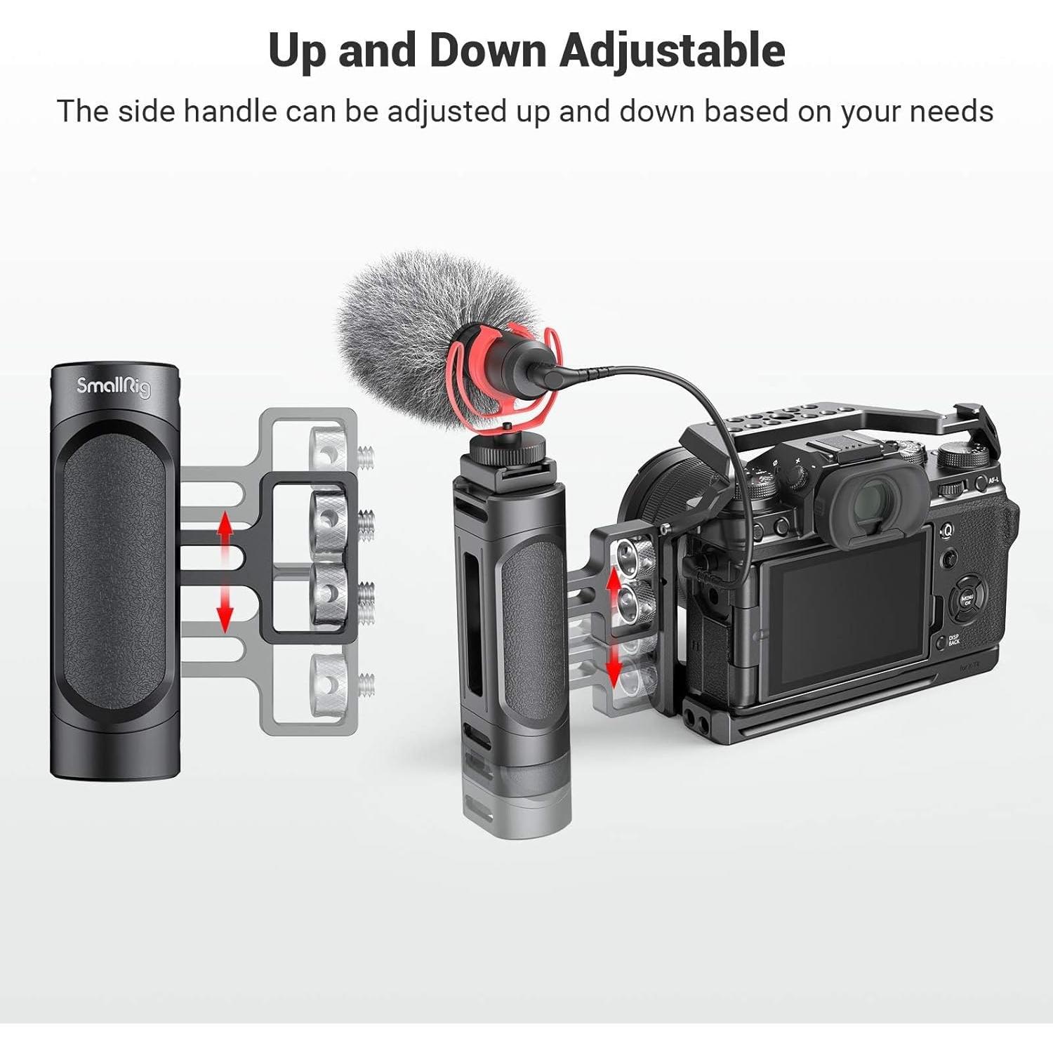 Mango Lateral Mini SmallRig 4957 para Cámara DSLR - Paquete 2