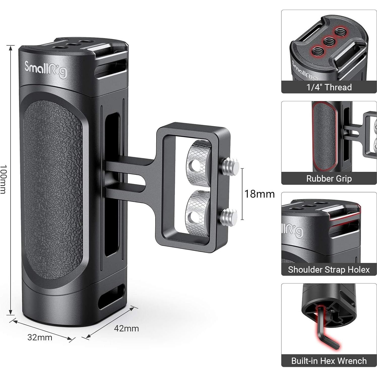 Mango Lateral Mini SmallRig 4957 para Cámara DSLR - Paquete 2