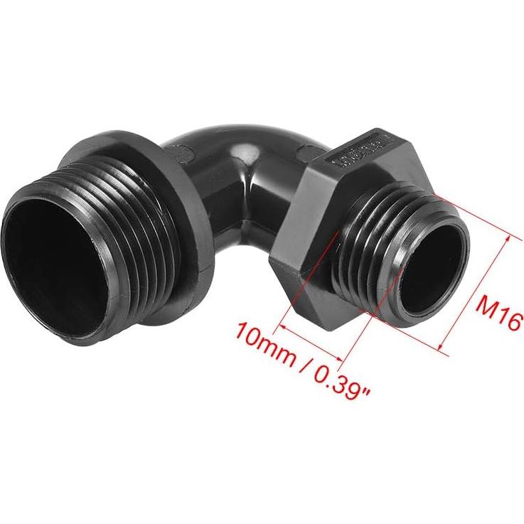 Conector Impermeable M16 uxcell Nylon IP68 para Cable 4-7mm