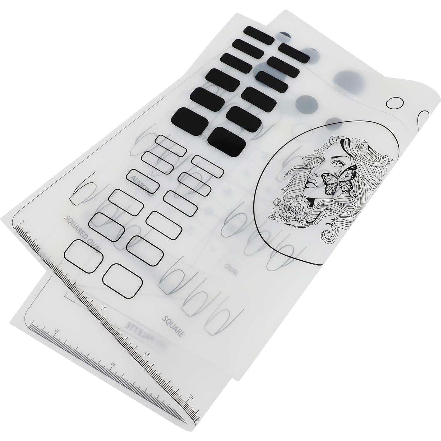 Alfombrillas de Entrenamiento de Uñas Segbeauty 2pcs Silicona 40.64cm