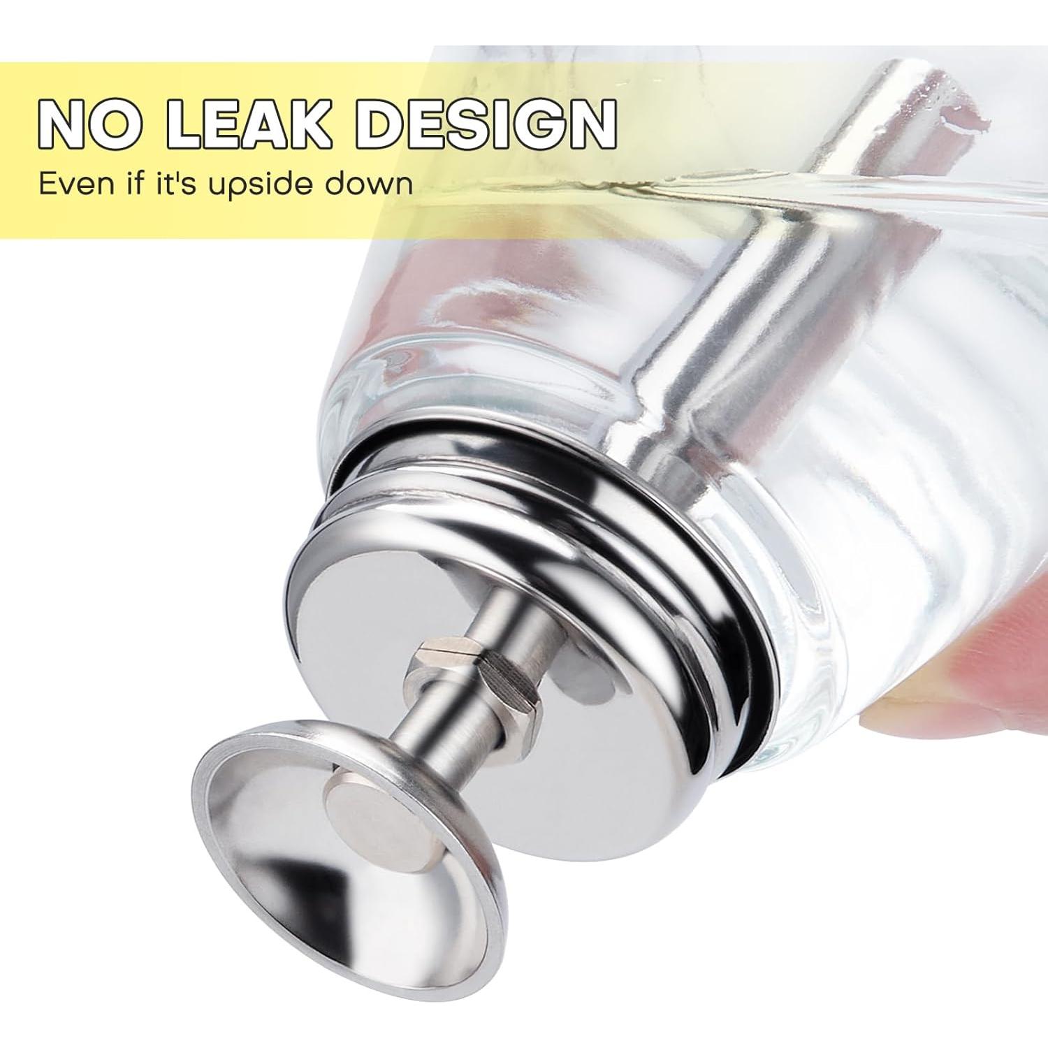 Dispensador de Acetona Noverlife 180ml Vidrio Transparente Cono