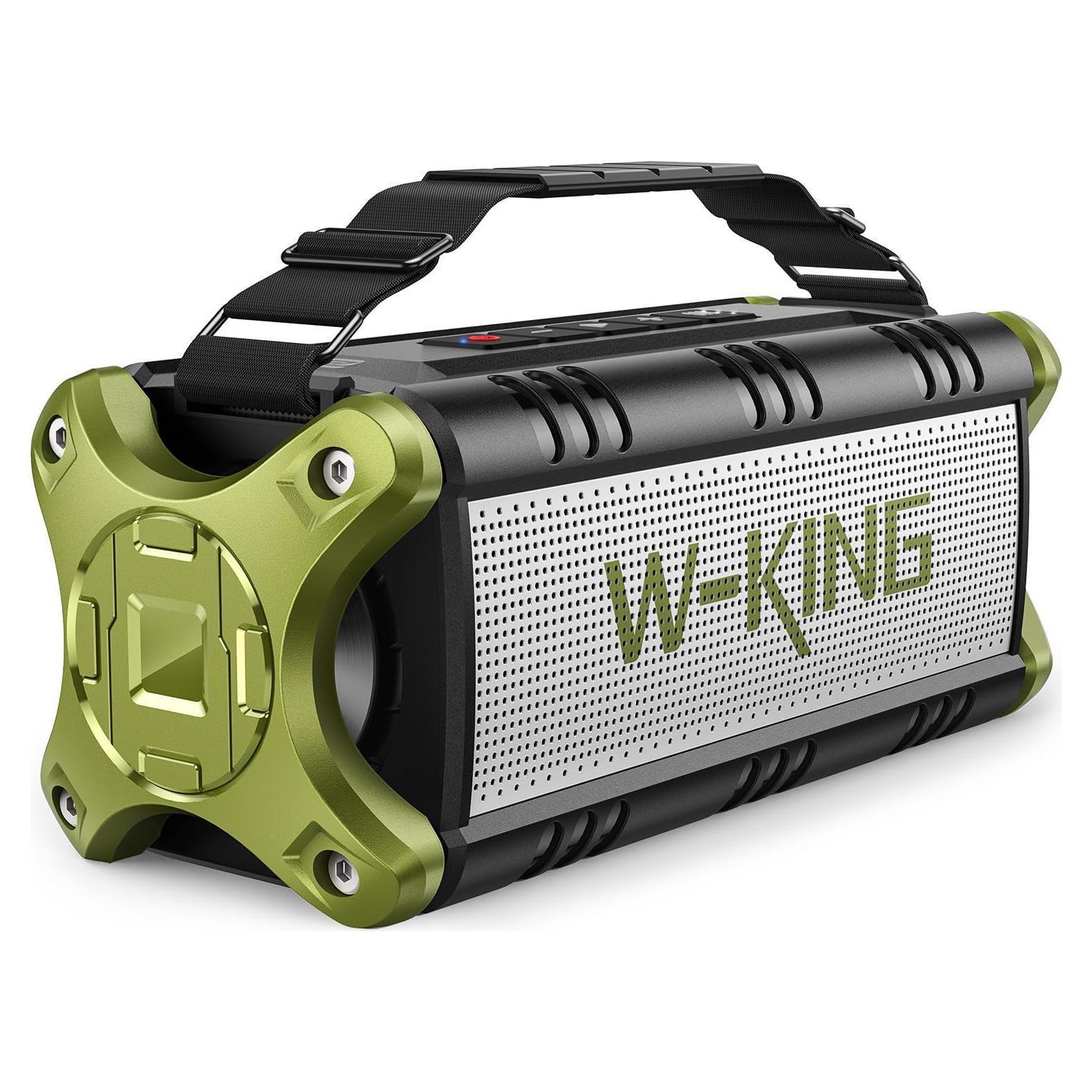 Altavoz Bluetooth W-KING D8 90W Impermeable IPX6 40H Batería