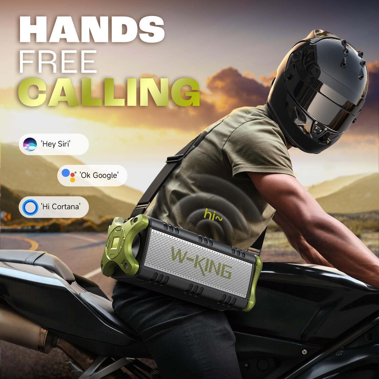 Altavoz Bluetooth W-KING D8 90W Impermeable IPX6 40H Batería