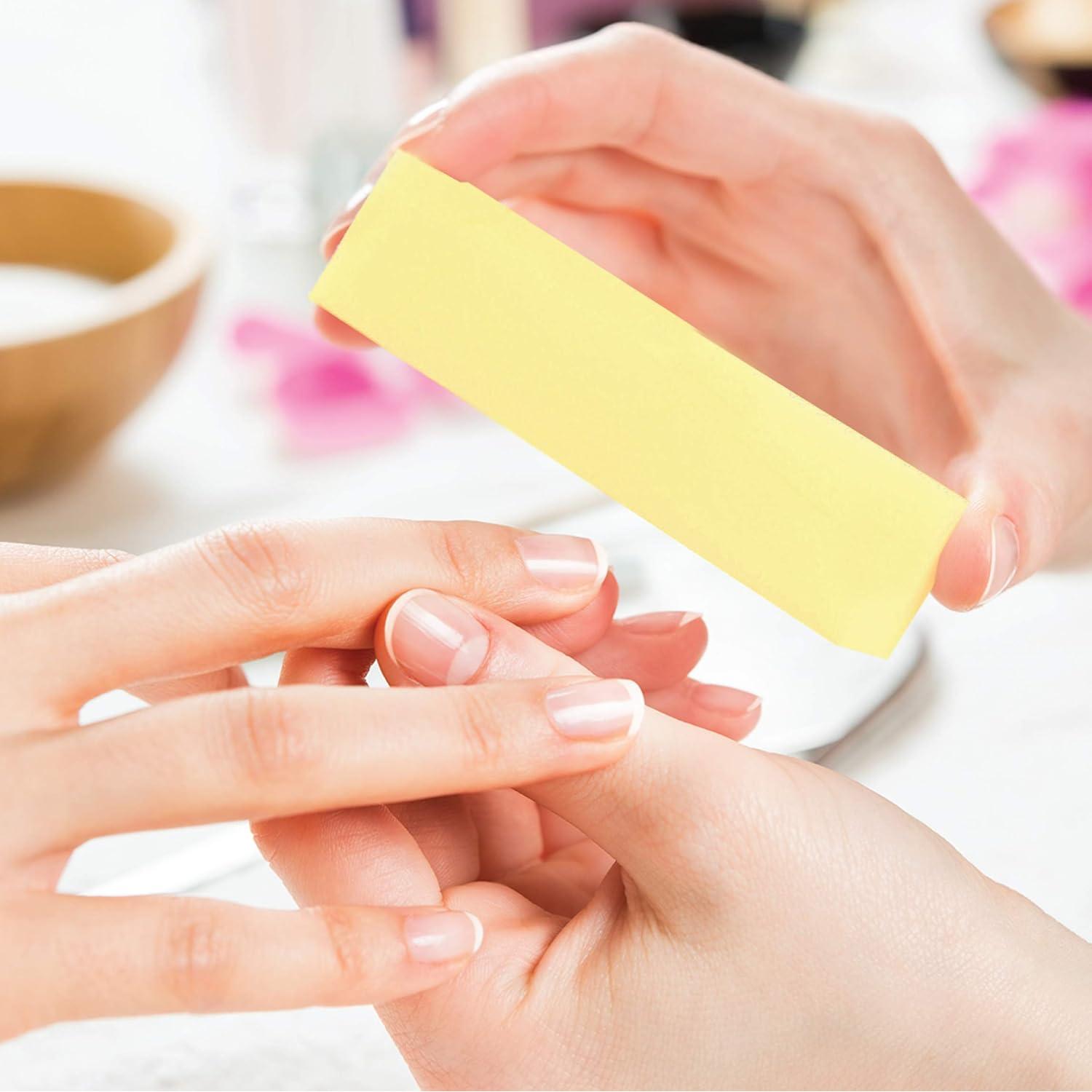 Bloque de Pedicura ForPro Amarillo 220/220 Grano 15 Cuentas