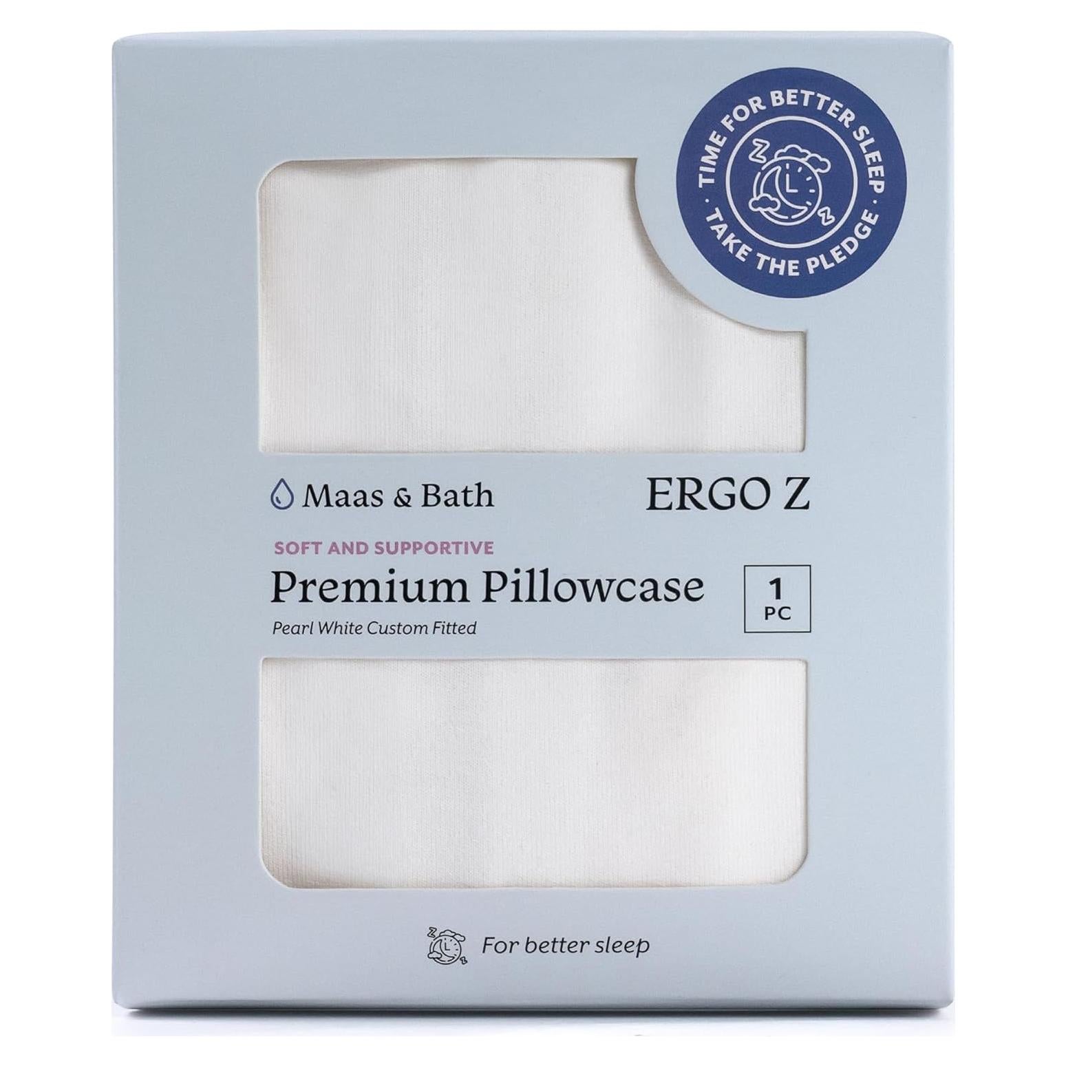 Funda de Almohada Ergo Z MAAS & BATH Algodón Transpirable 40x20cm