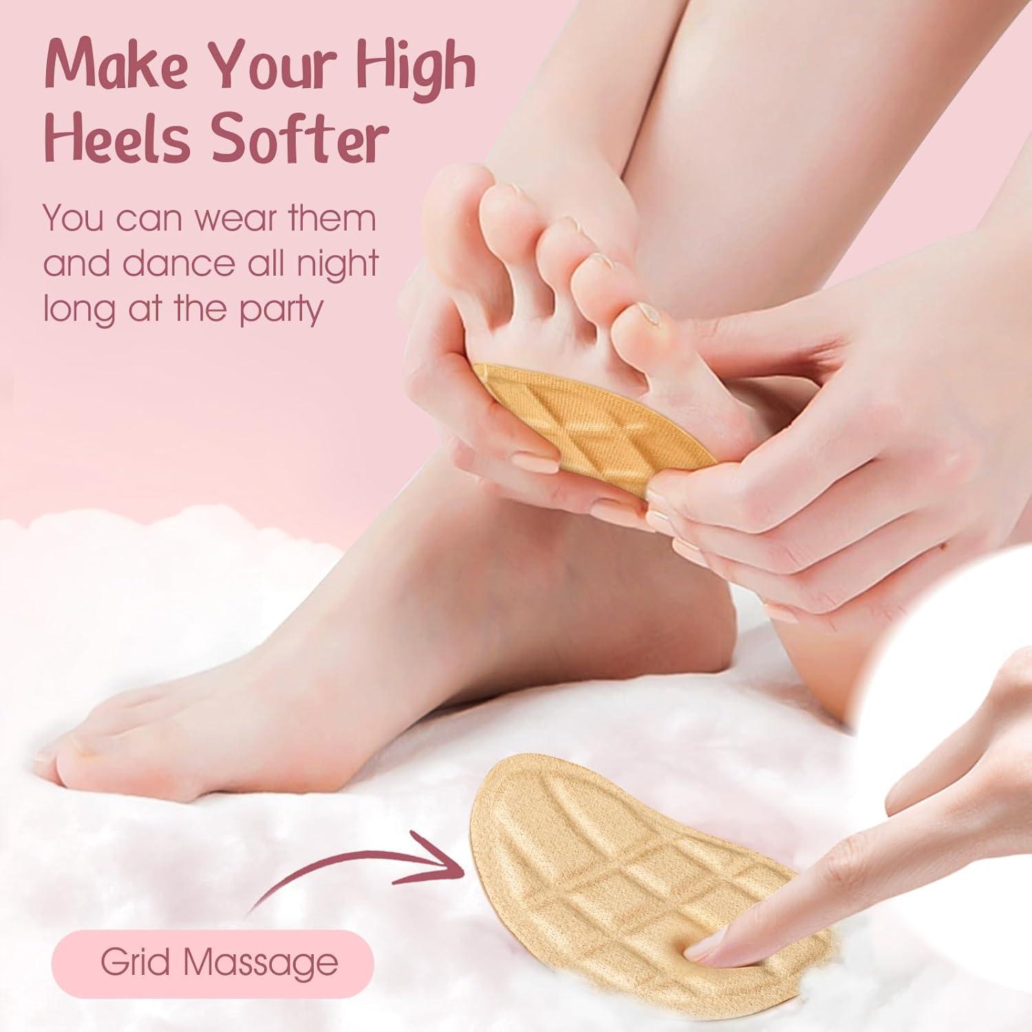 Almohadillas Metatarsales ZAIWOO Beige para Tacones Altos