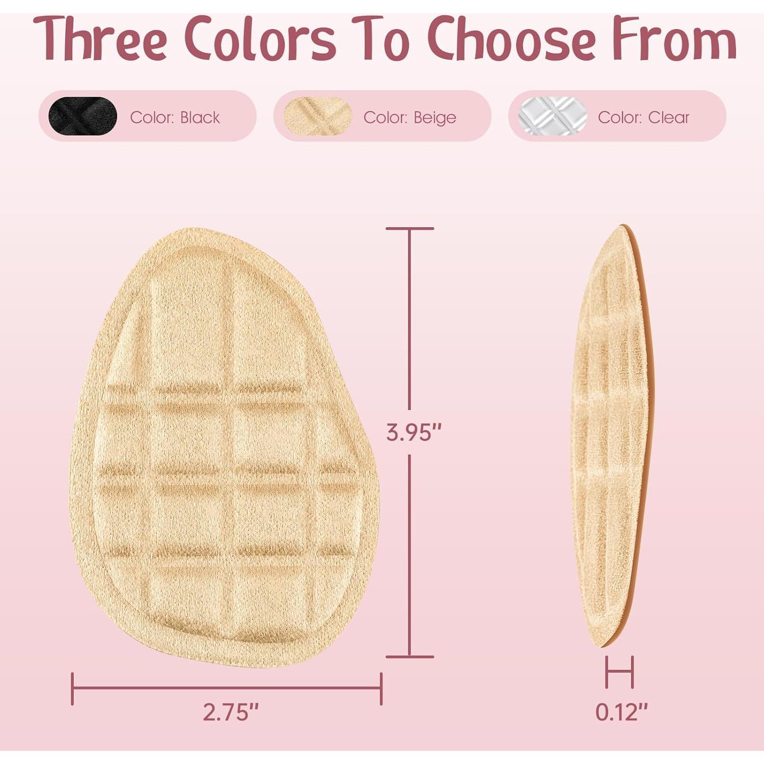 Almohadillas Metatarsales ZAIWOO Beige para Tacones Altos