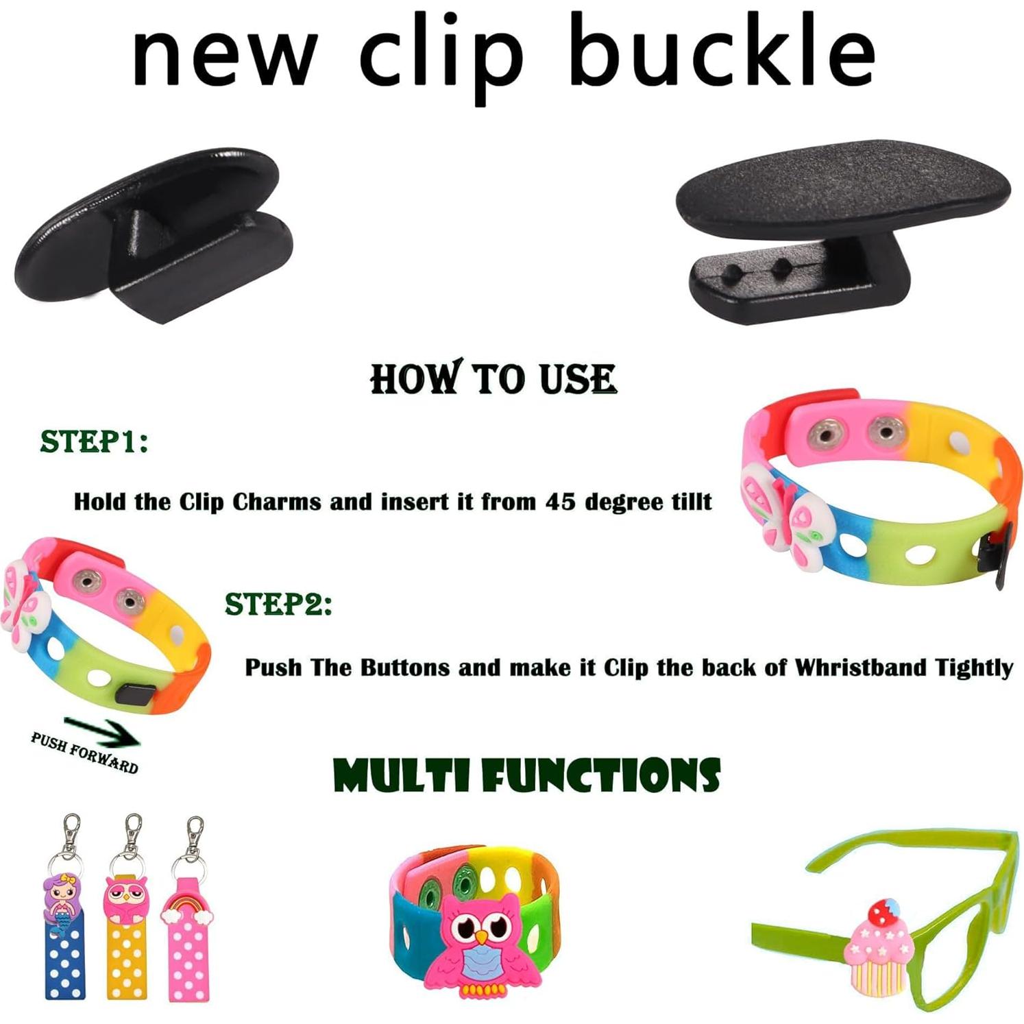 Conjunto de 50 Encantos de Zapatos Coloridos TAMHOO