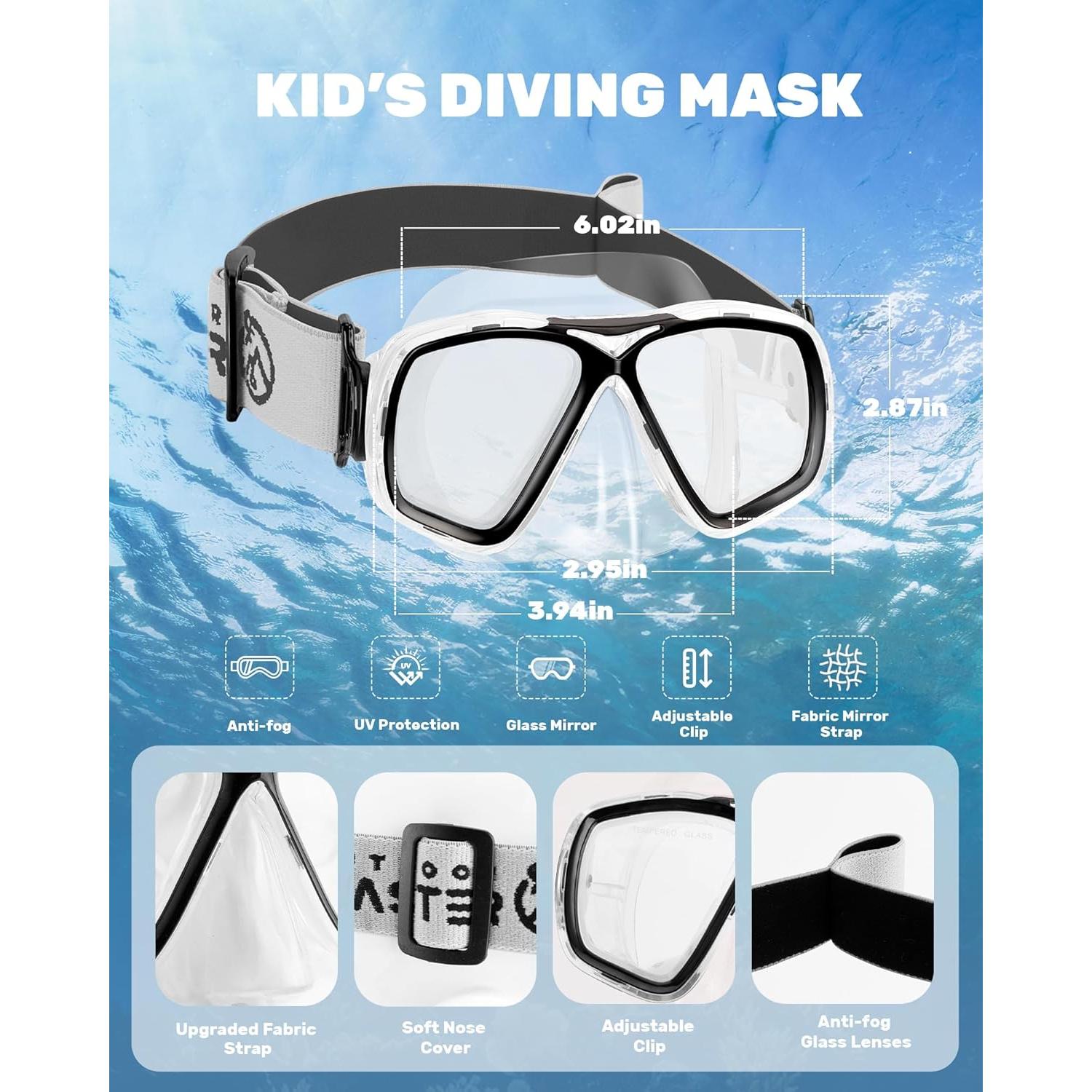 Gafas de natación OutdoorMaster Jellyfish para niños 6-14 años