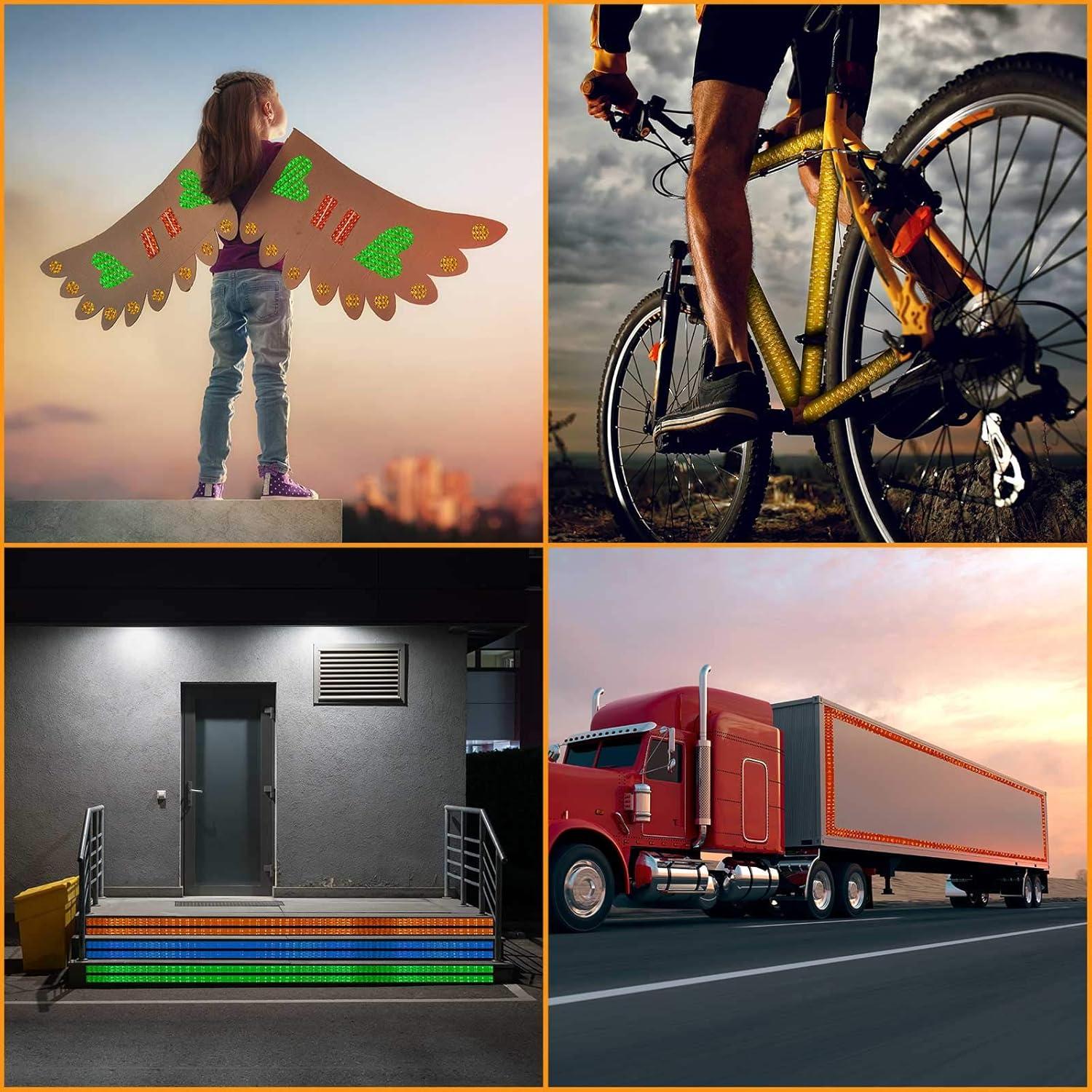 Cintas Adhesivas Reflectantes Zonon, 6 Rollos 1 cm x 48 m