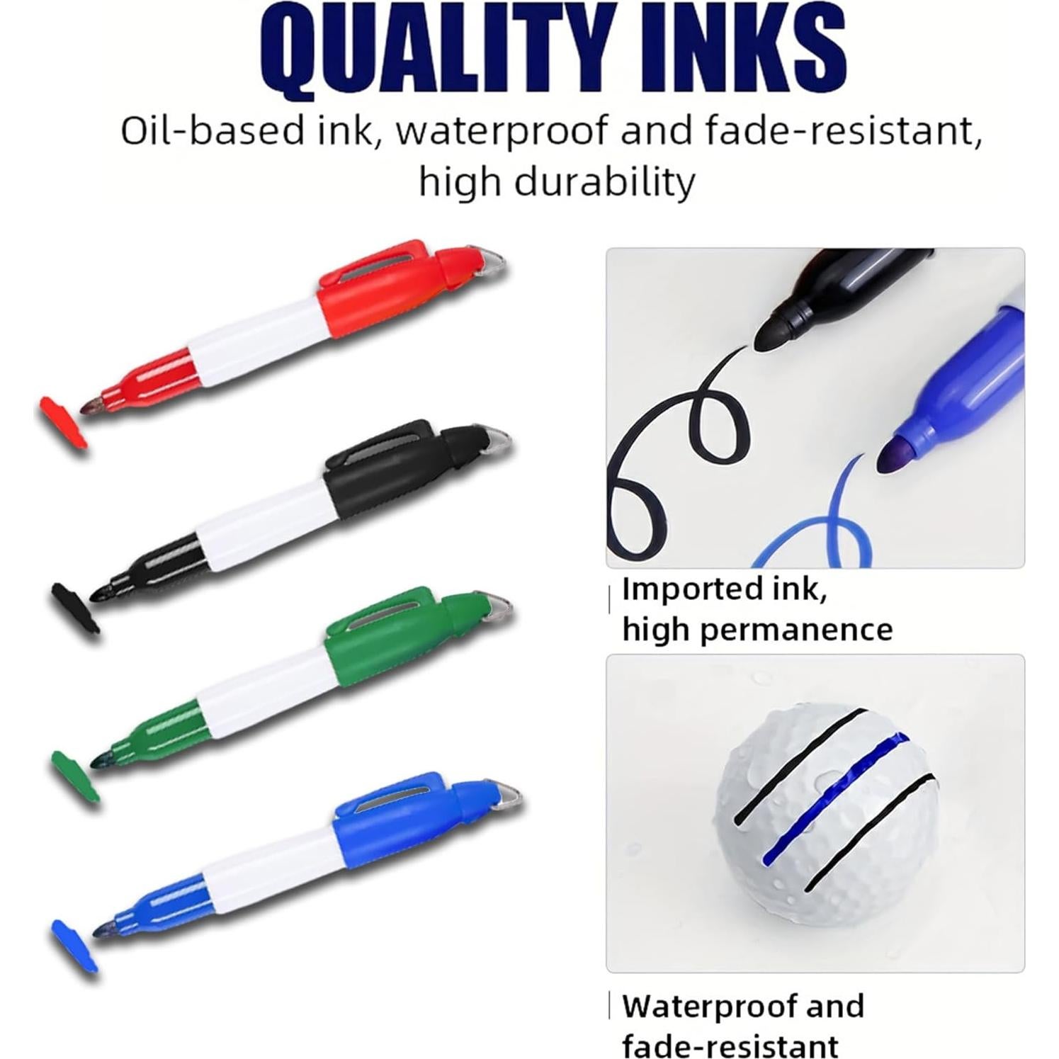 Plantilla Marcador de Pelotas de Golf MAGOLFIN con 4 Colores