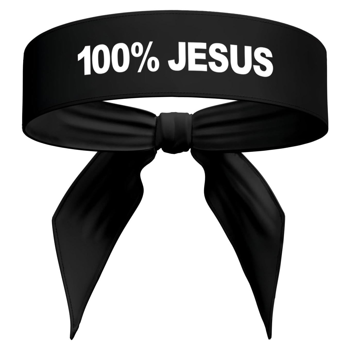 Diadema deportiva B3 U ATHLETICS 100% JESUS ajustable negra