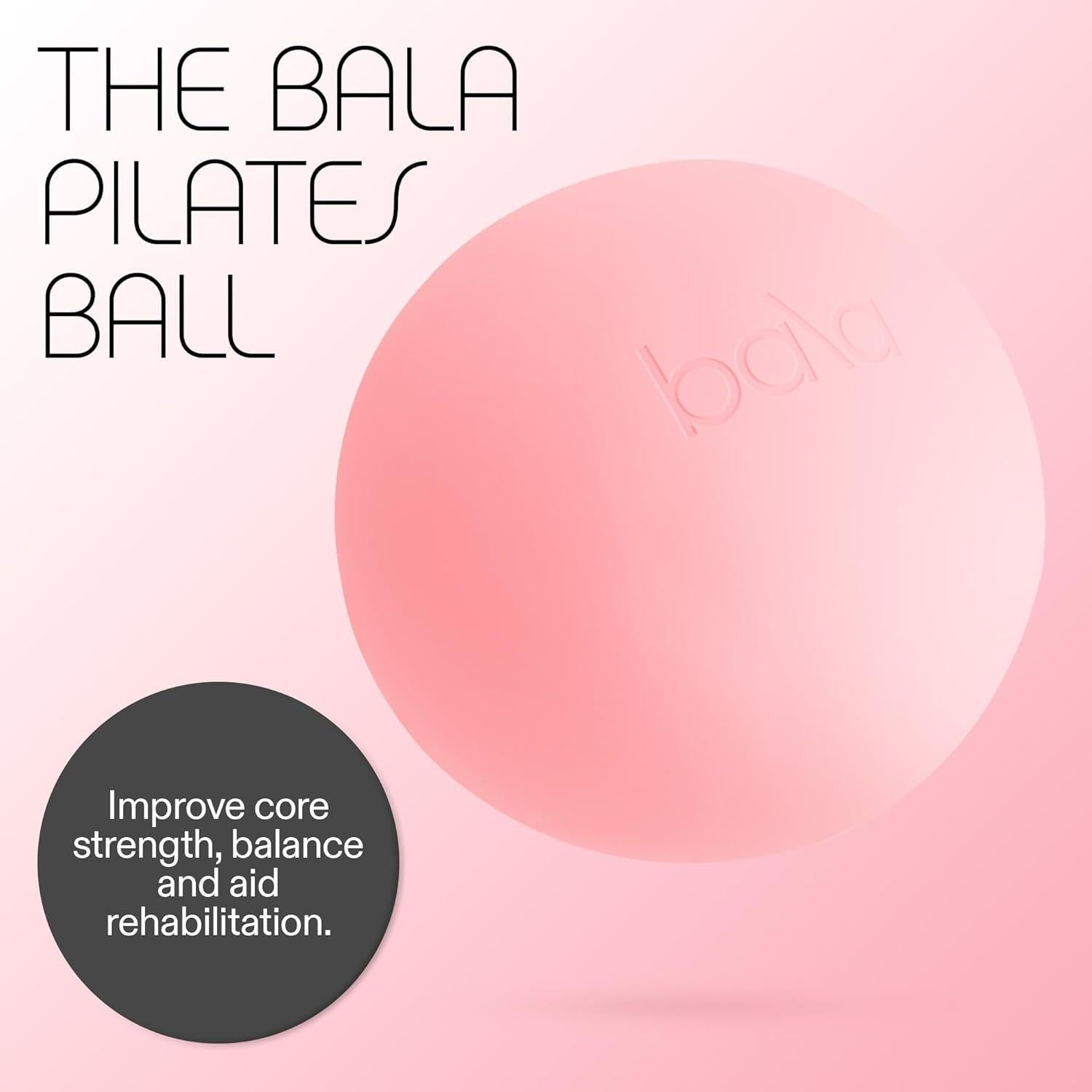 Bola de Ejercicio Bala 20.32 cm Blush - Pilates y Yoga