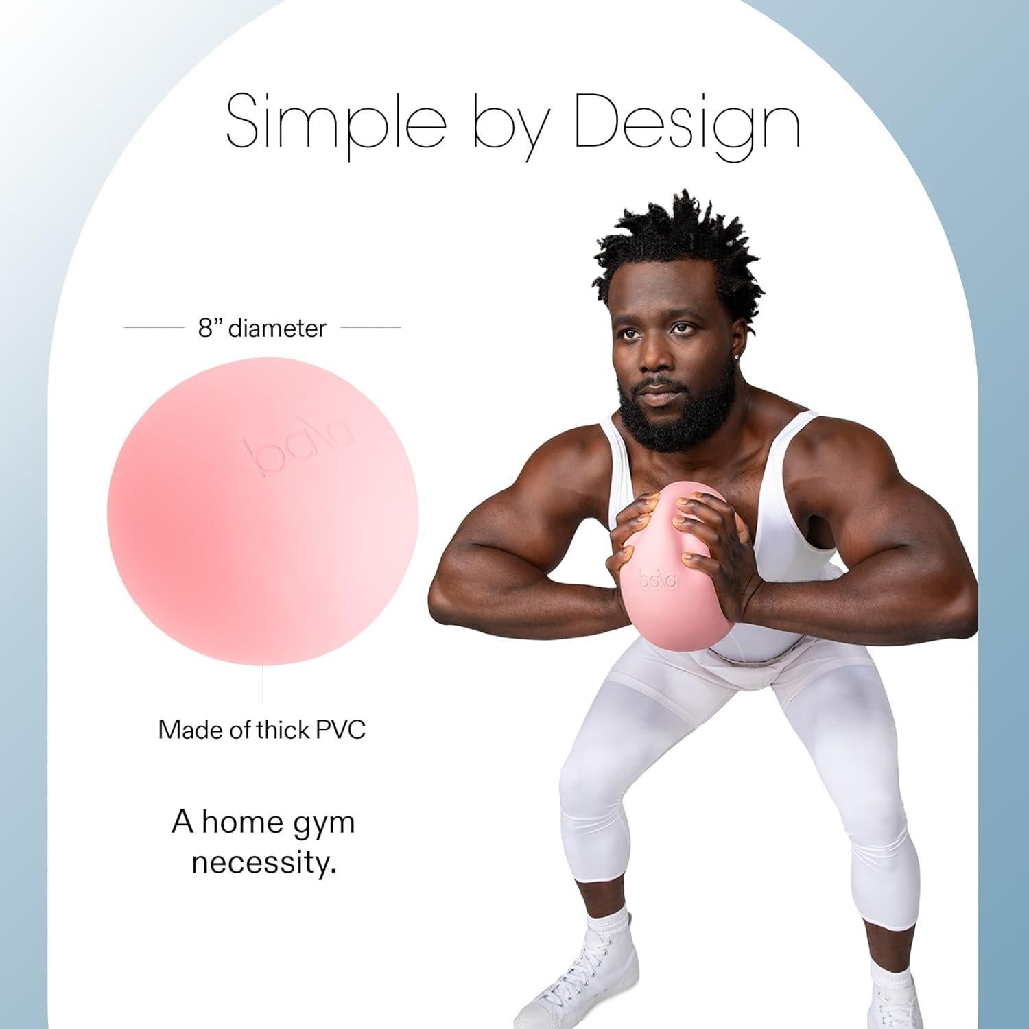 Bola de Ejercicio Bala 20.32 cm Blush - Pilates y Yoga