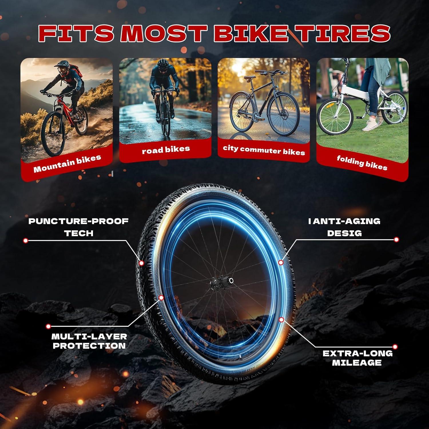 Pack 2 Tubos de Bicicleta Vancom 700x35/43c Schrader 48mm