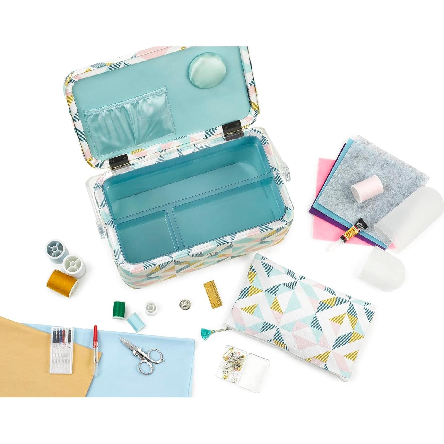 Cesta de Costura SINGER Grande con Kit de Emergencia y Bolsa