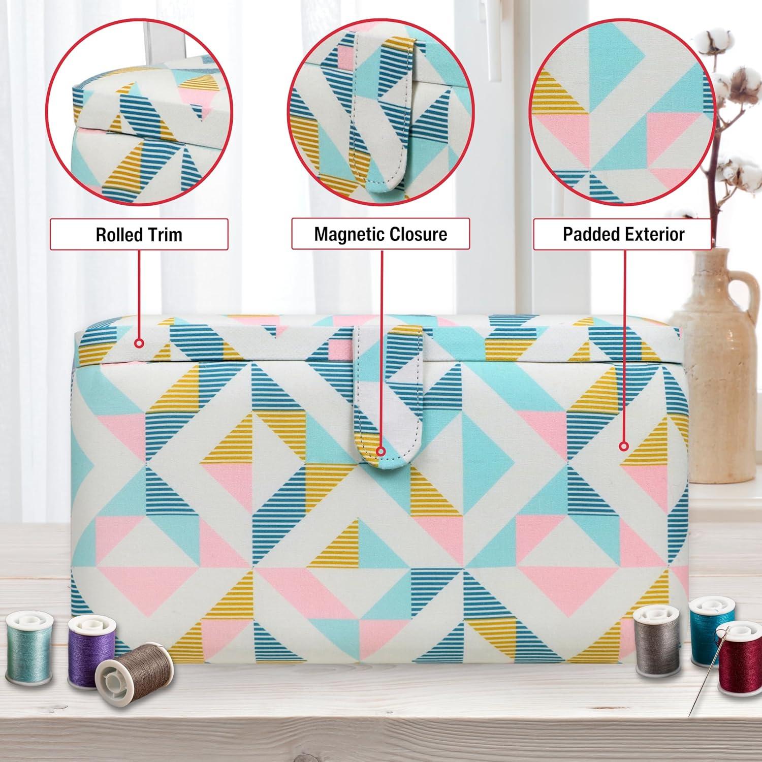 Cesta de Costura SINGER Grande con Kit de Emergencia y Bolsa