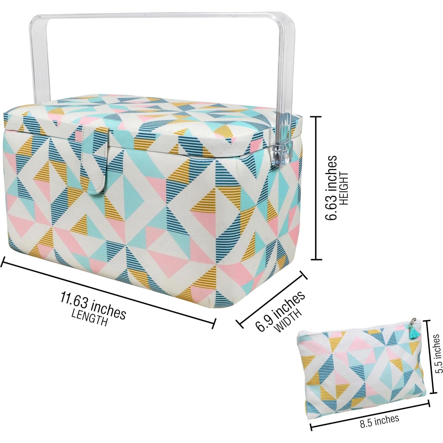 Cesta de Costura SINGER Grande con Kit de Emergencia y Bolsa