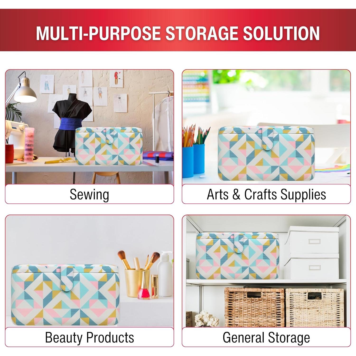 Cesta de Costura SINGER Grande con Kit de Emergencia y Bolsa