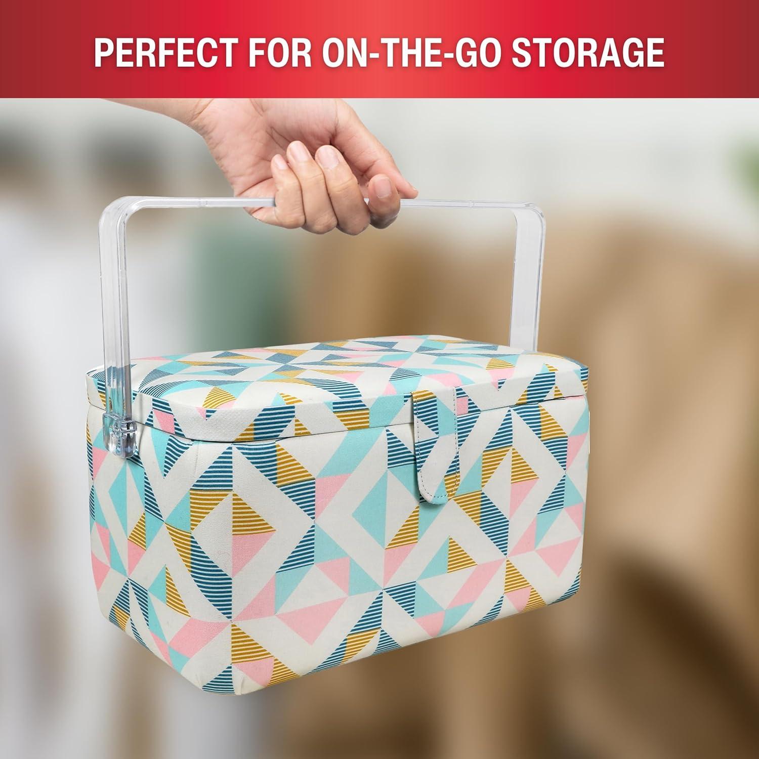 Cesta de Costura SINGER Grande con Kit de Emergencia y Bolsa