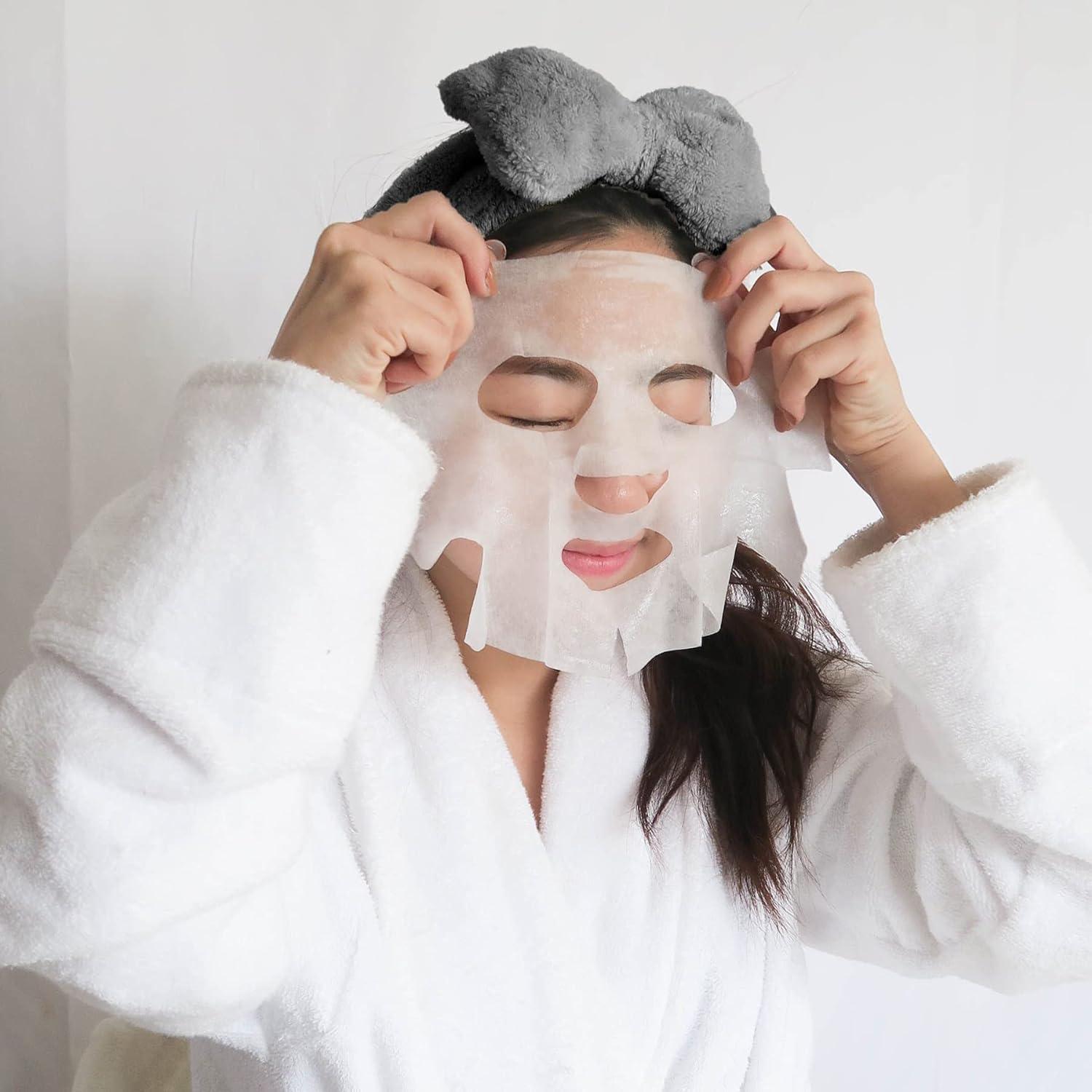 Set 4 Piezas Banda de Spa y Muñequera LAPOHI Microfibra