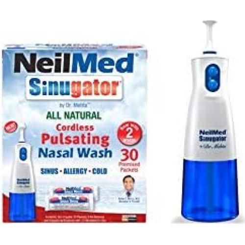 Kit de Lavado Nasal Sin Cable NeilMed Sinugator 30 Paquetes