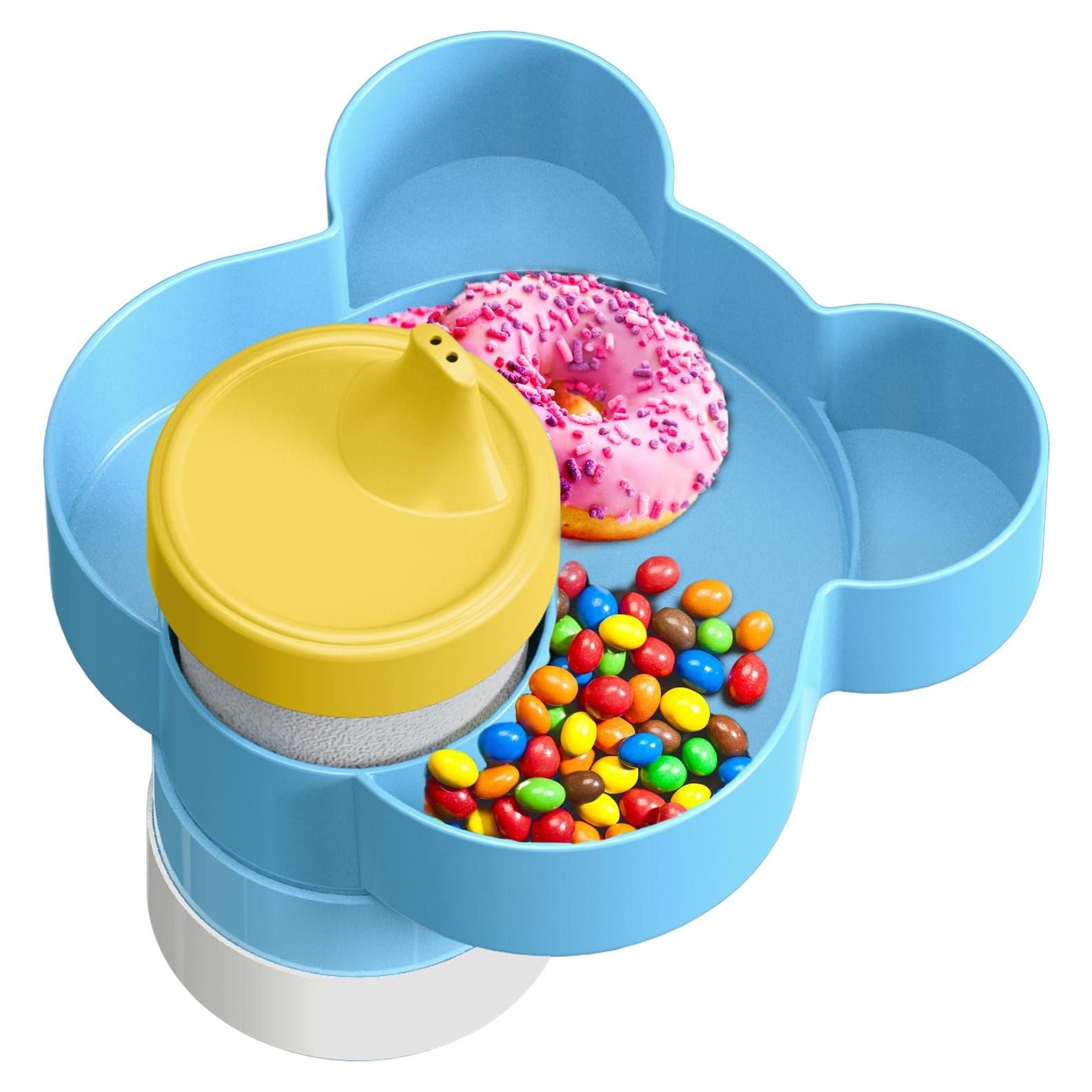 Bandeja para Asiento de Auto BlueOrigin - Azul, Snacks y Juguetes