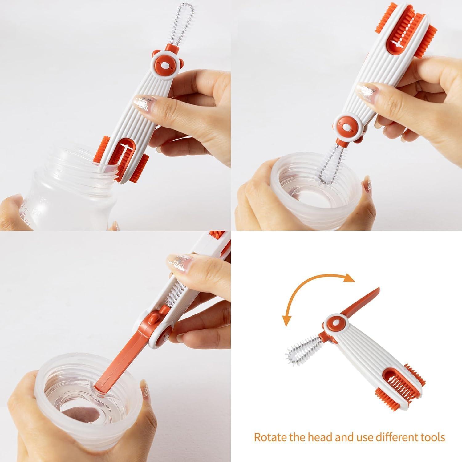 Juego de Cepillos de Limpieza 3 en 1 Ariseno - Azul