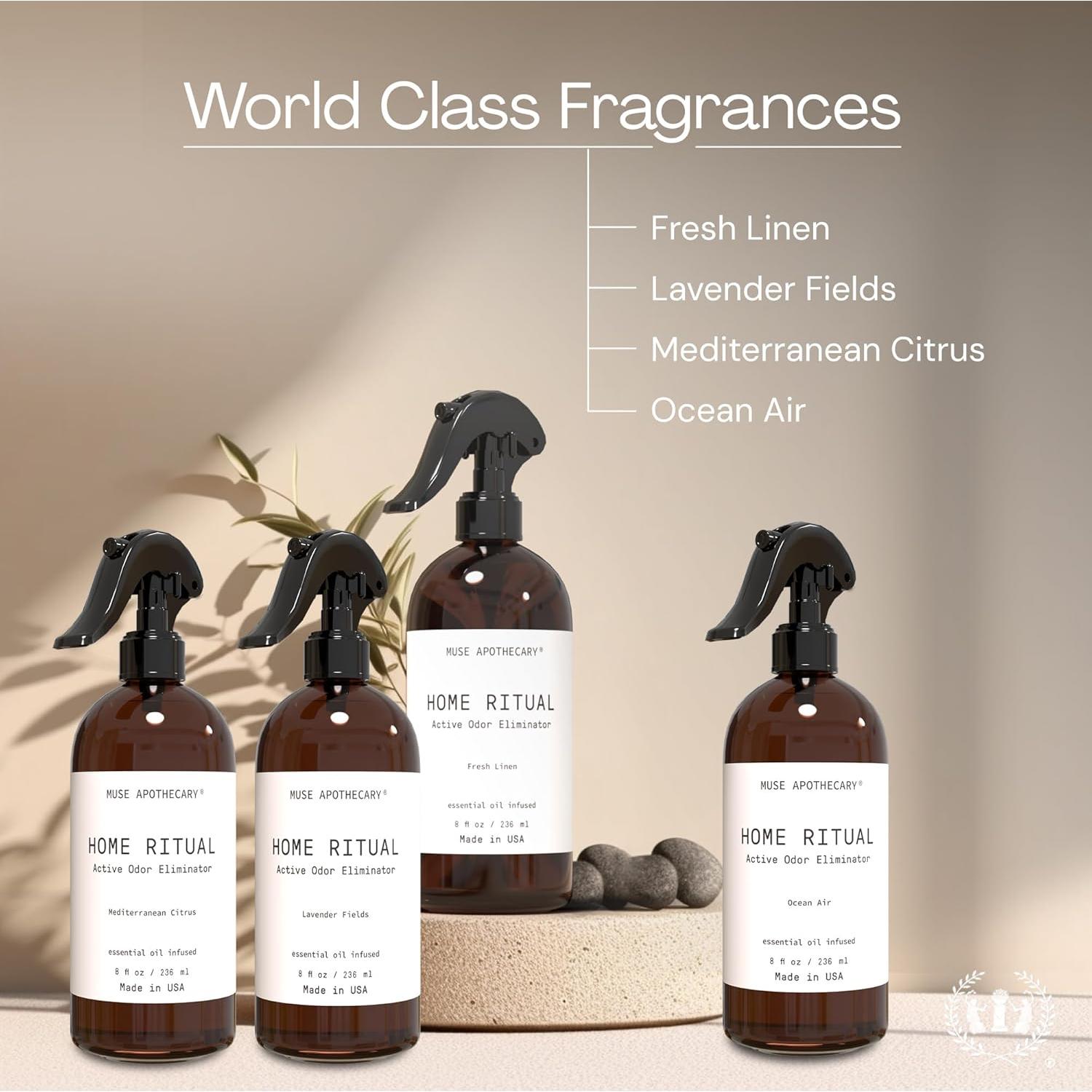 Spray Eliminador de Olores Muse Apothecary 118ml Lino Fresco