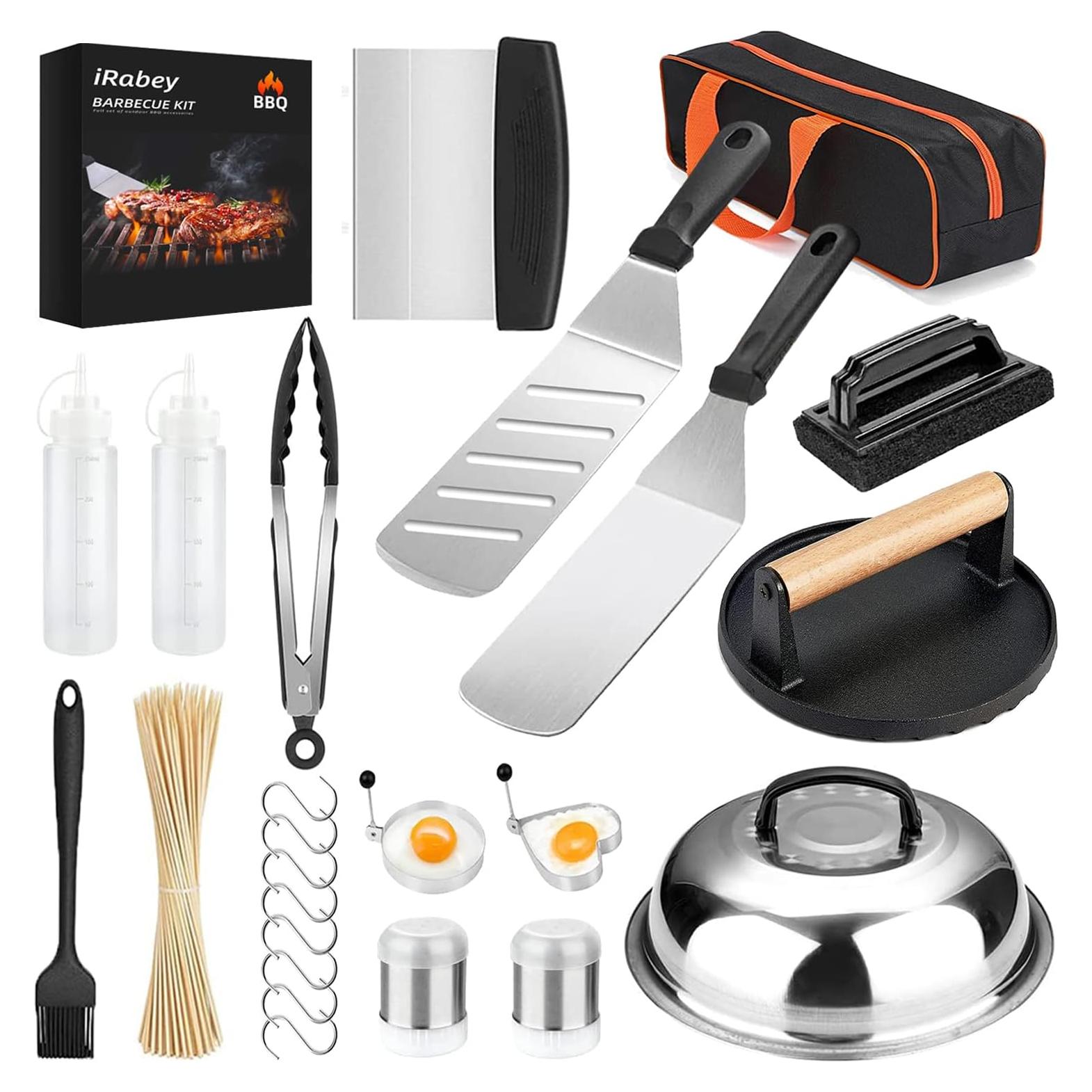 Set de Accesorios para Parrilla Blackstone 122 Pzs Acero Inoxidable