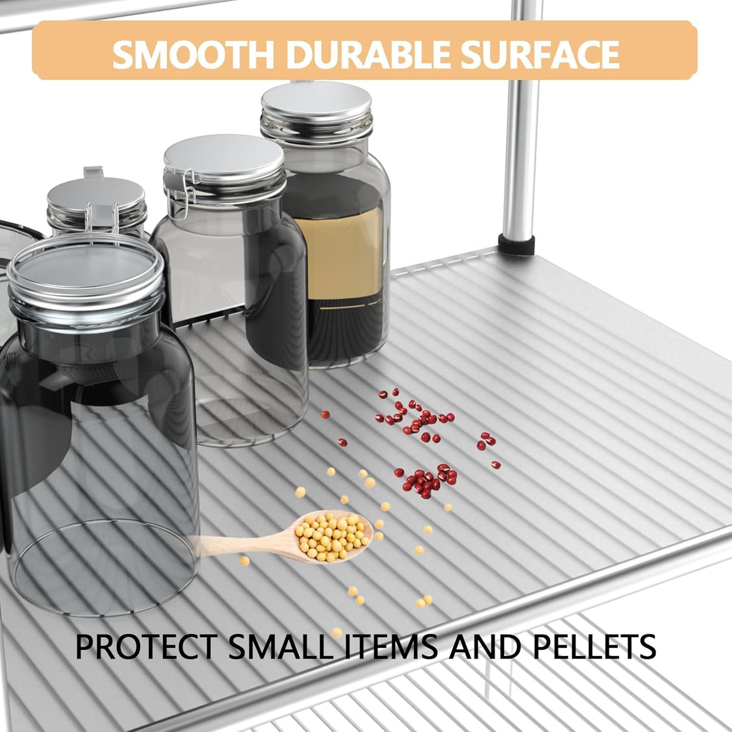 Forros de Estante MAXTBEE 35.56x60.96 cm Set de 5 Transparentes