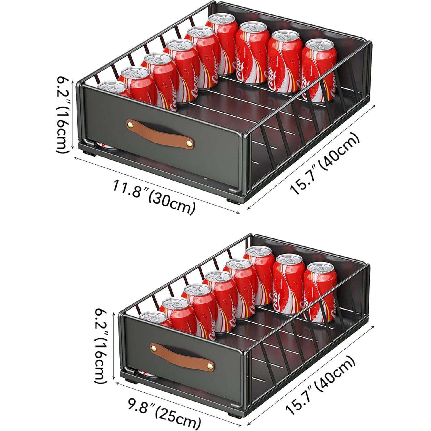 Organizador Extraíble Kitstorack para Gabinete 24.9x39.9cm Negro