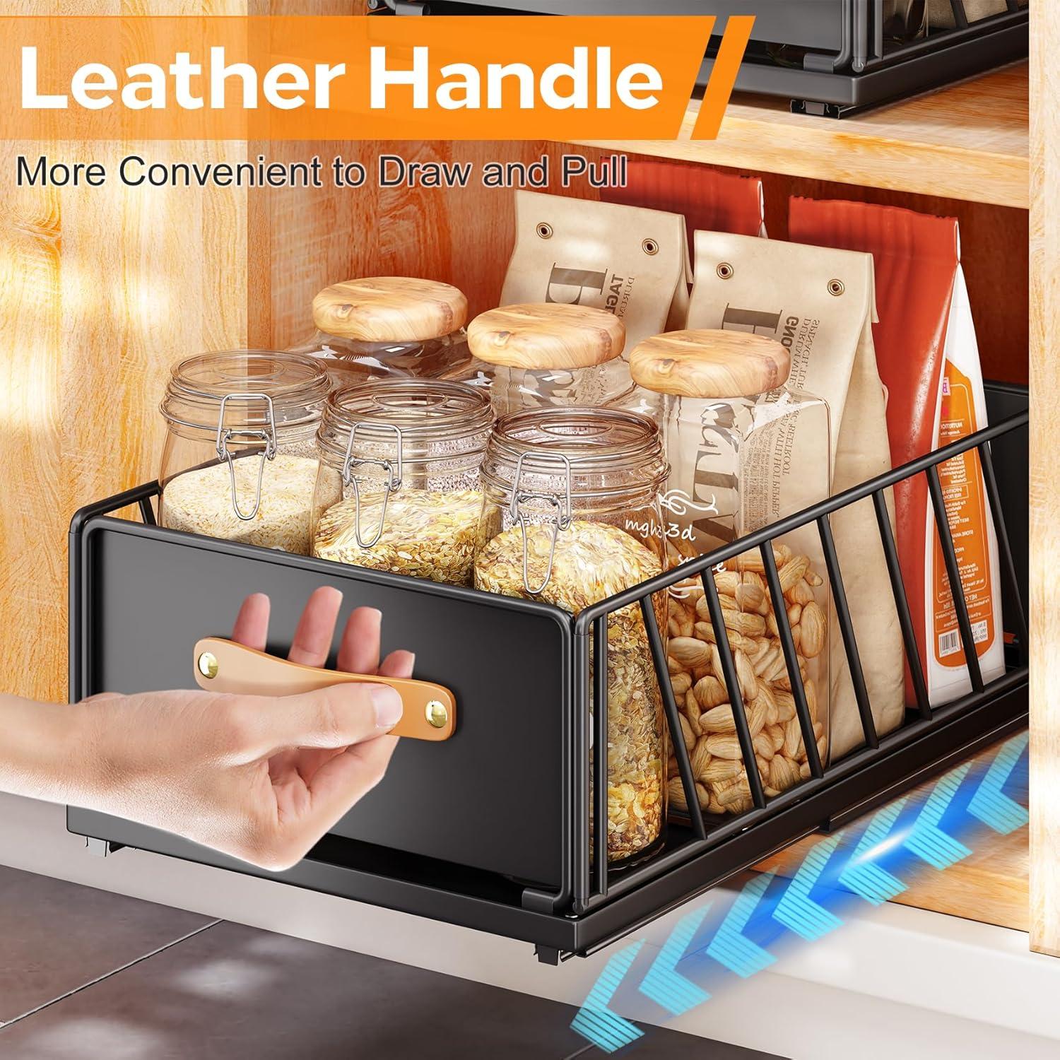 Organizador Extraíble Kitstorack para Gabinete 24.9x39.9cm Negro